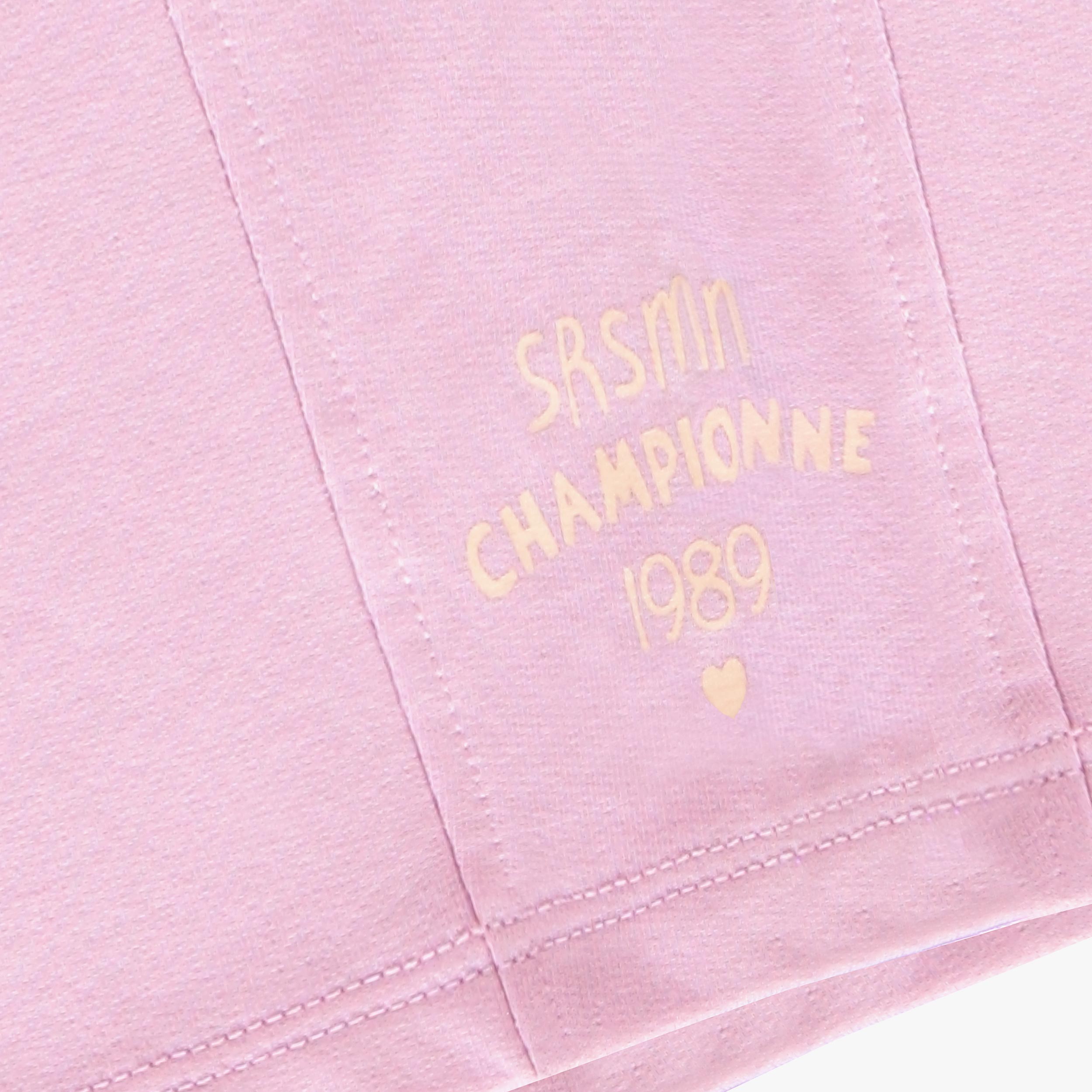 Pantalon rose en coton français, enfant