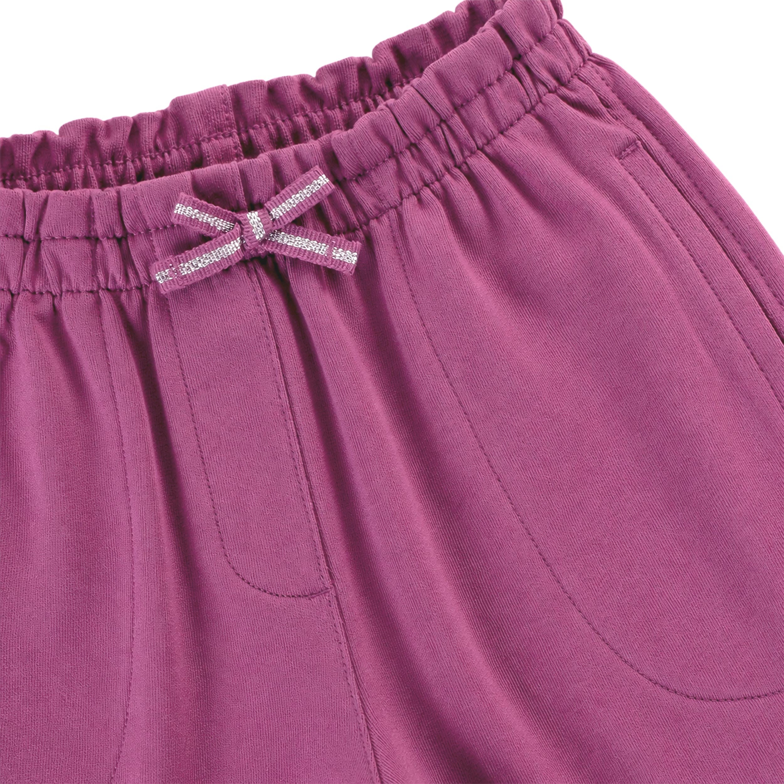 Pantalon mauve en coton français, bébé
