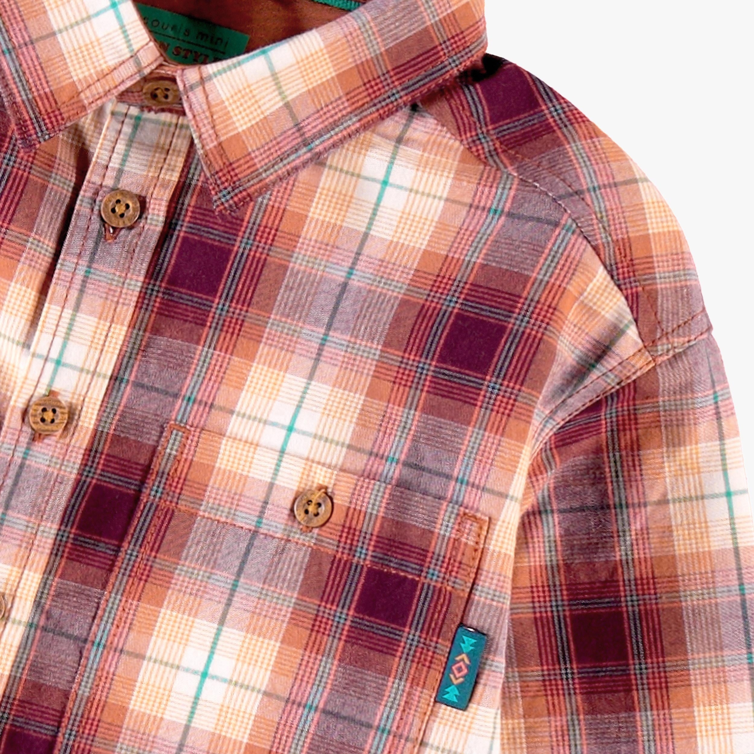Plaid flannel shirt, child