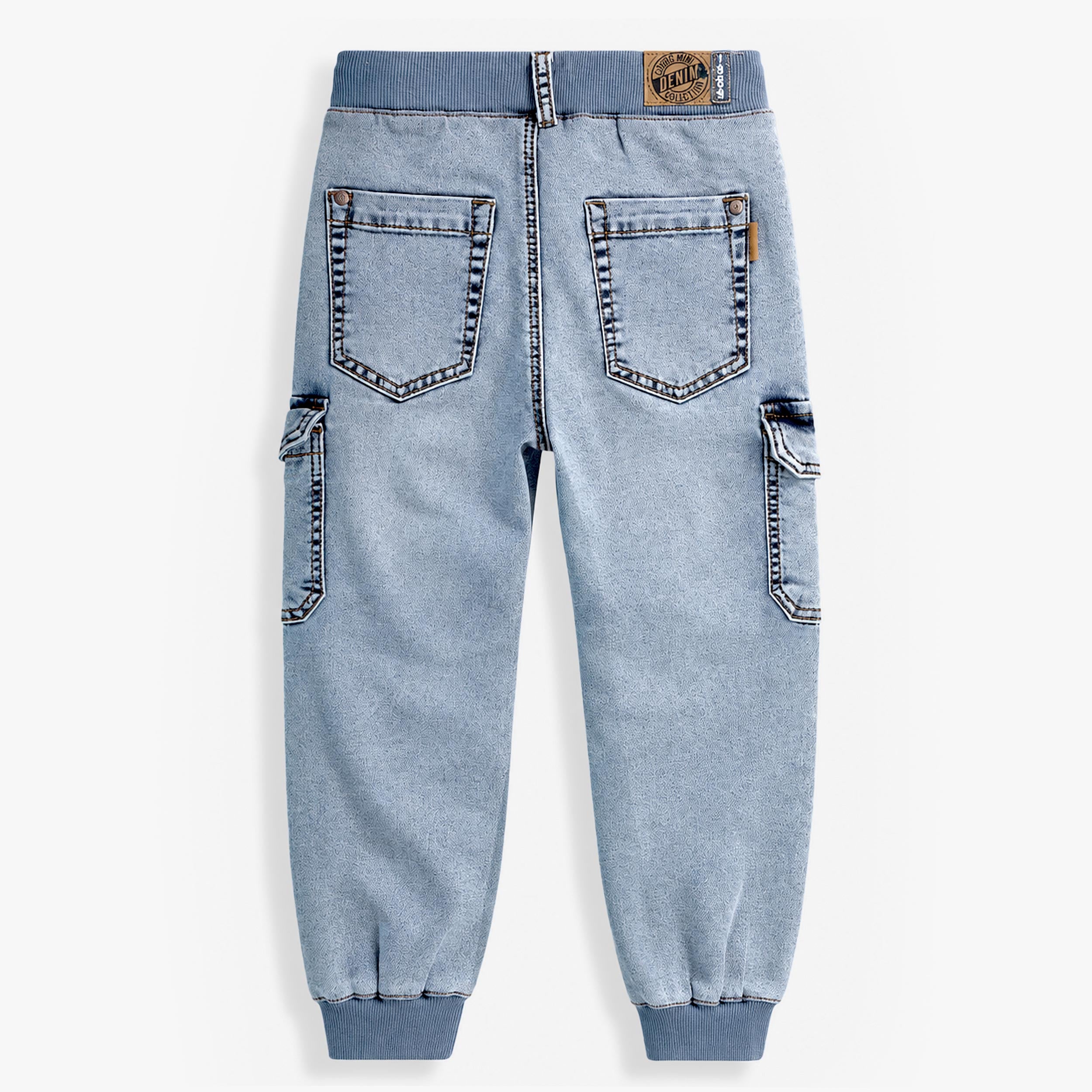 Pantalon bleu pâle en denim, enfant