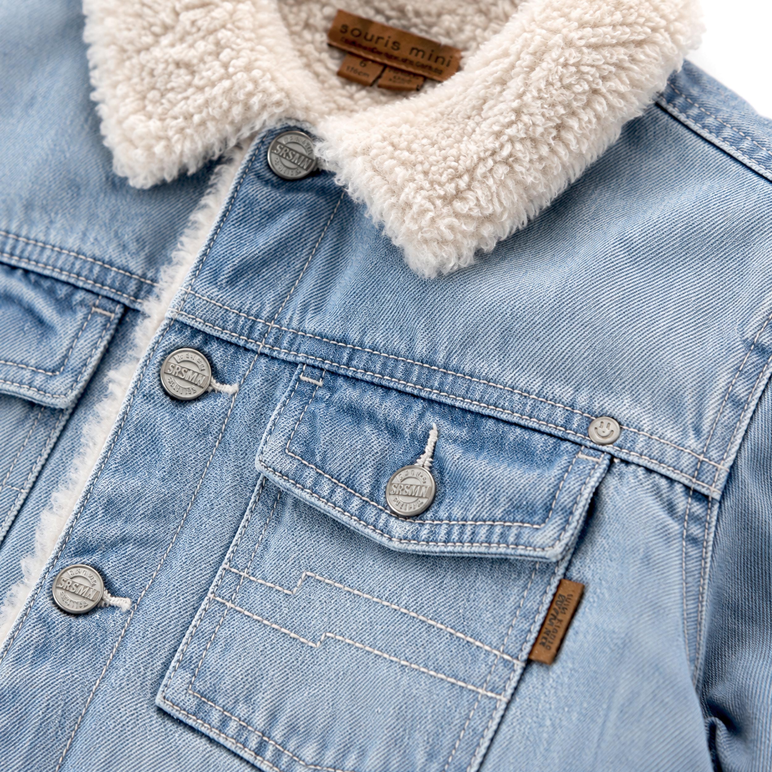 Blue denim jacket, child