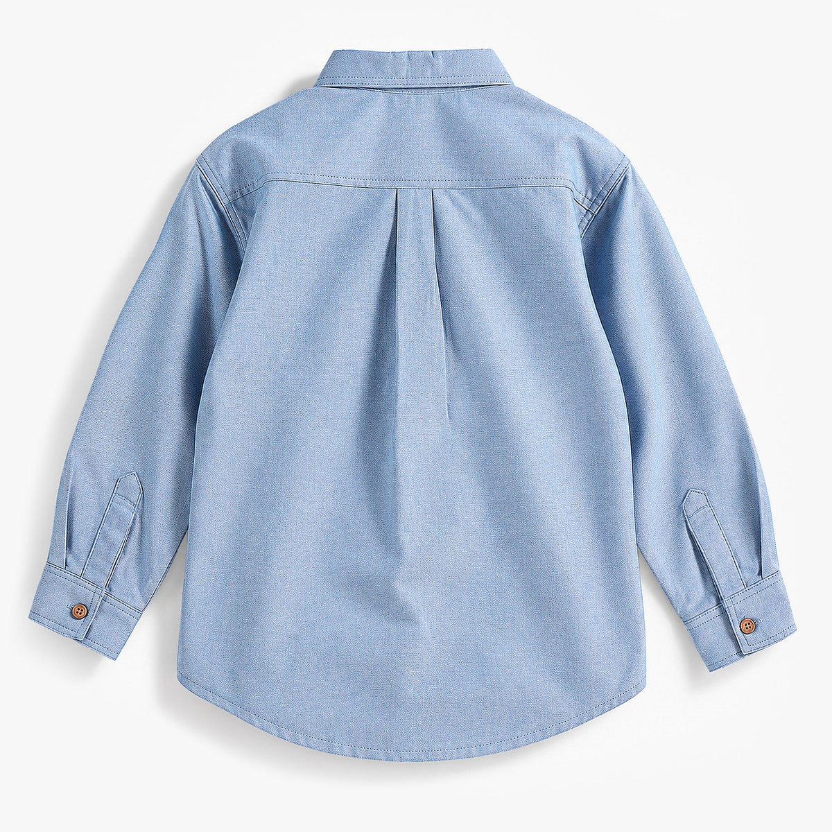 Chemise bleue à carreaux, enfant