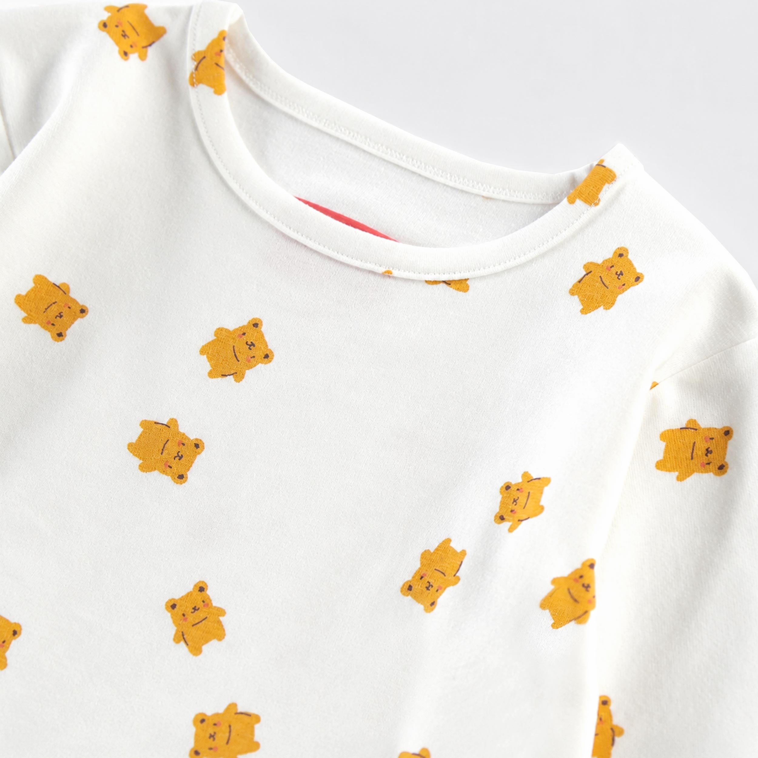 T-shirt crème à imprimé d’oursons, bébé