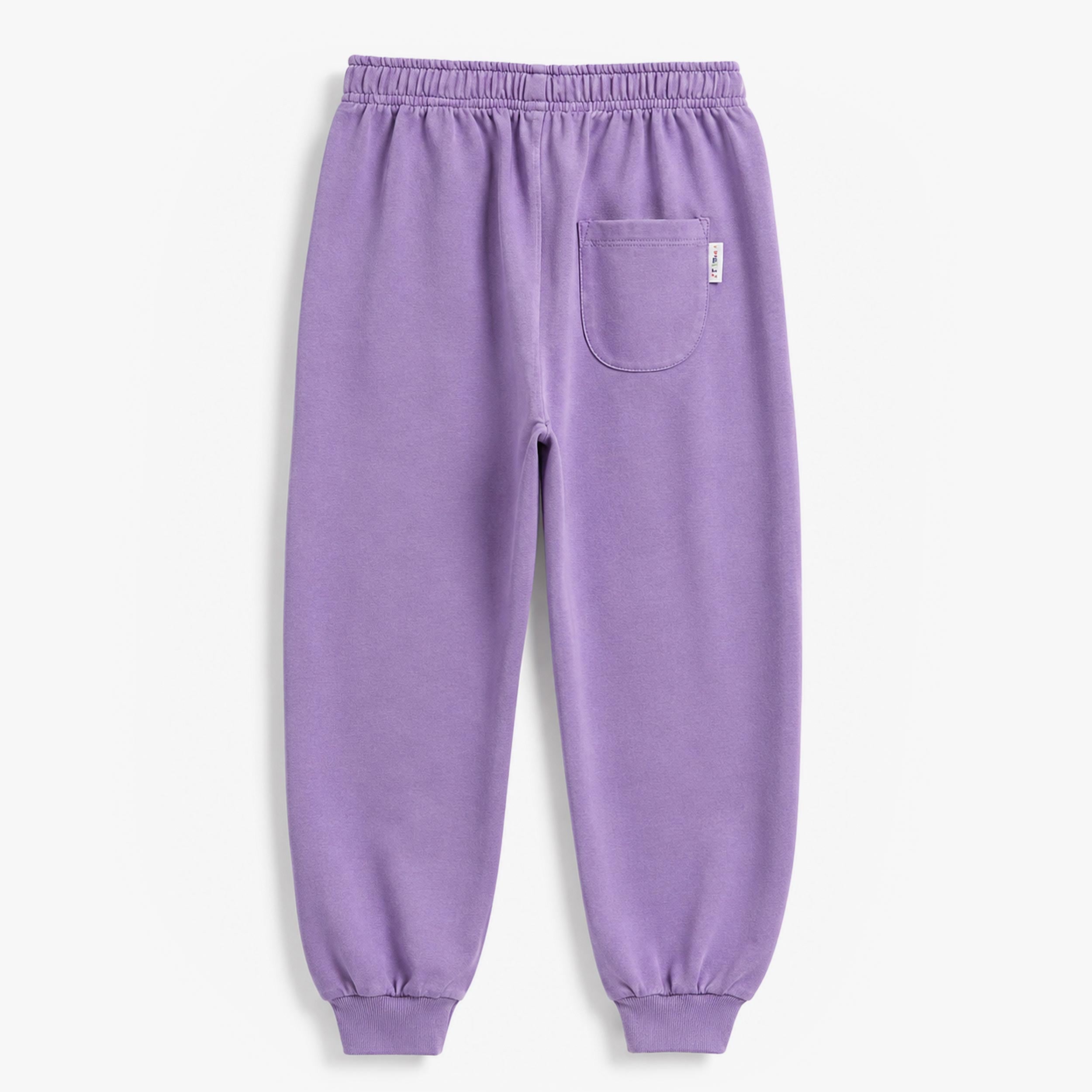 Pantalon mauve en coton français, enfant