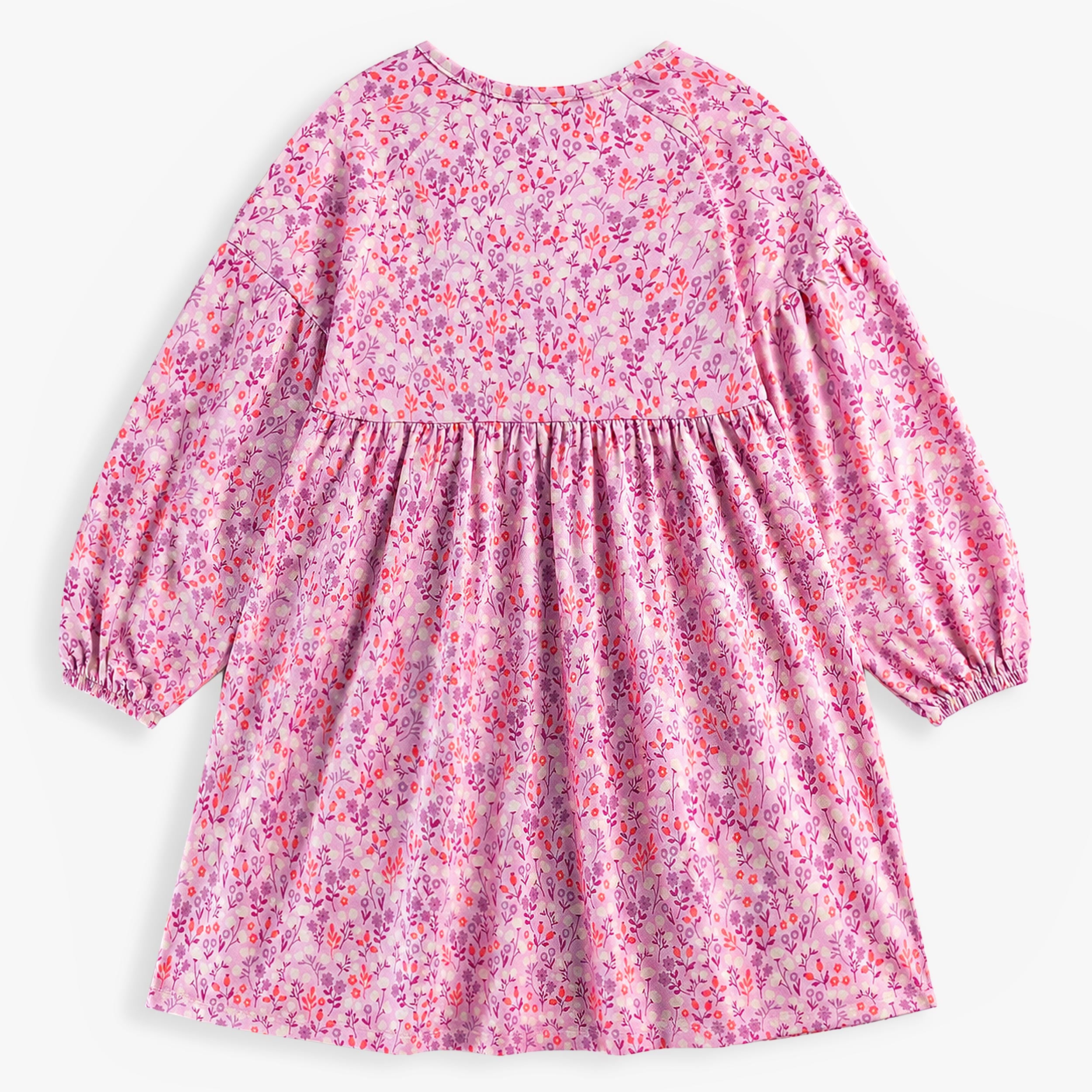 Robe rose à imprimé floral, enfant