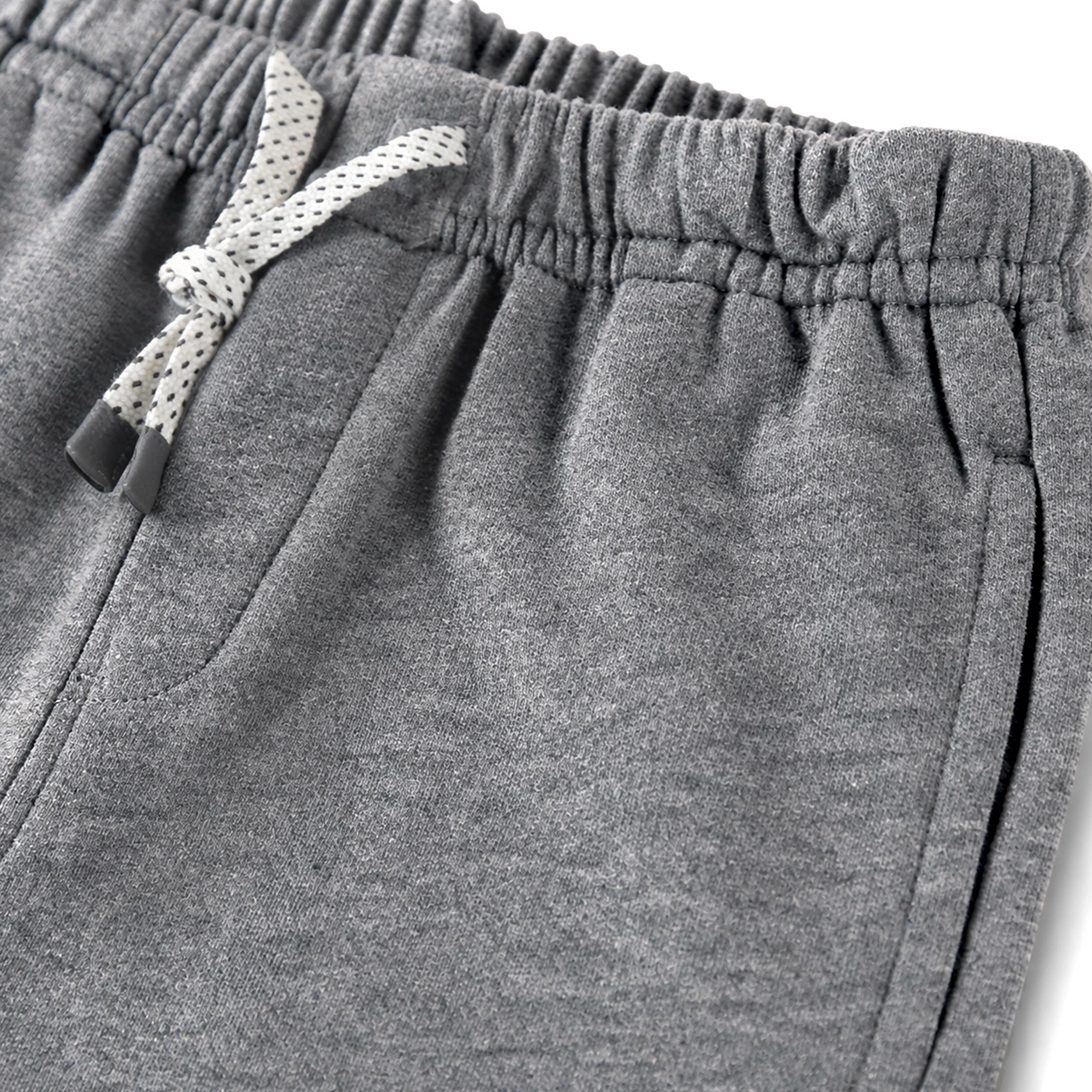 Gray french terry pants, baby