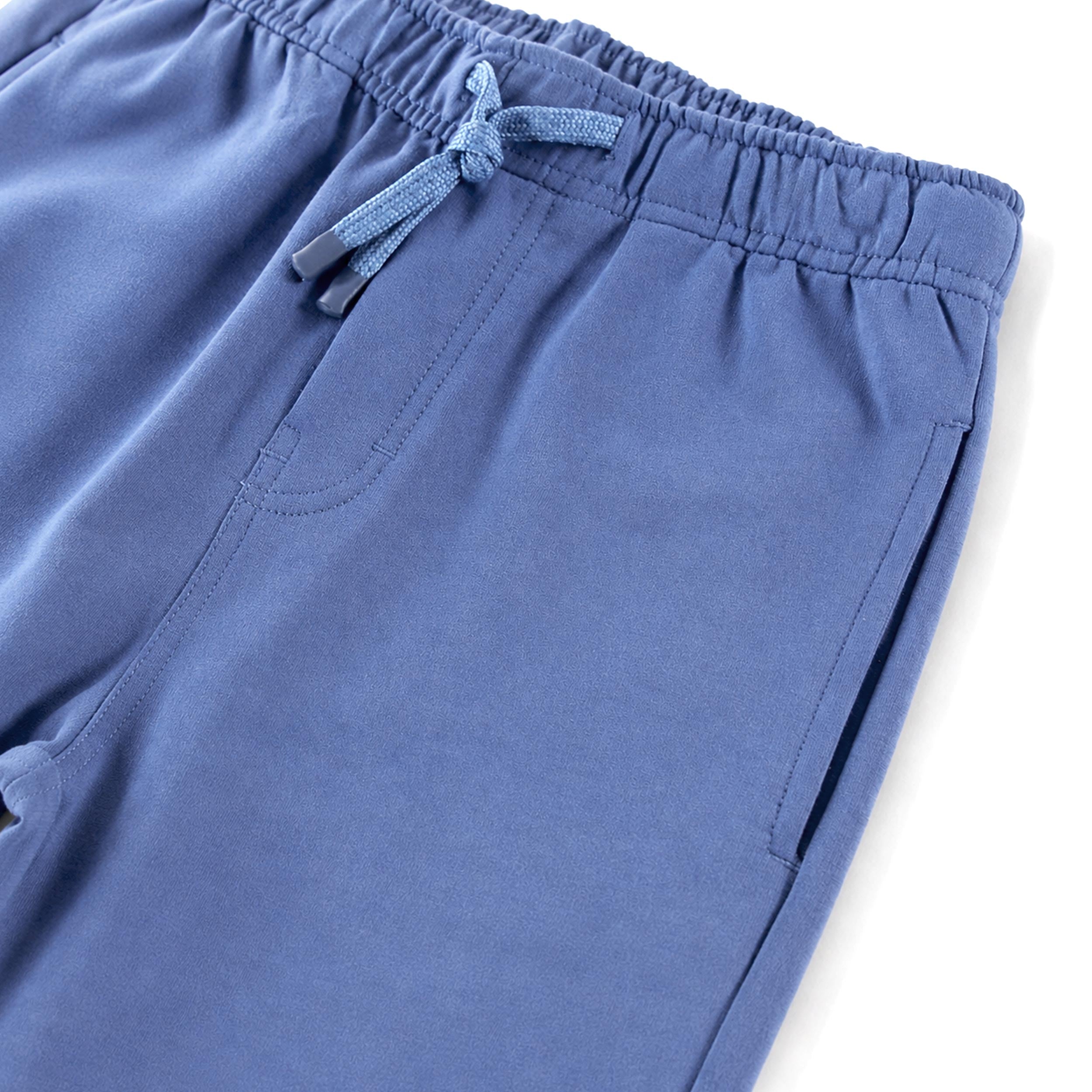 Blue french terry pants, child