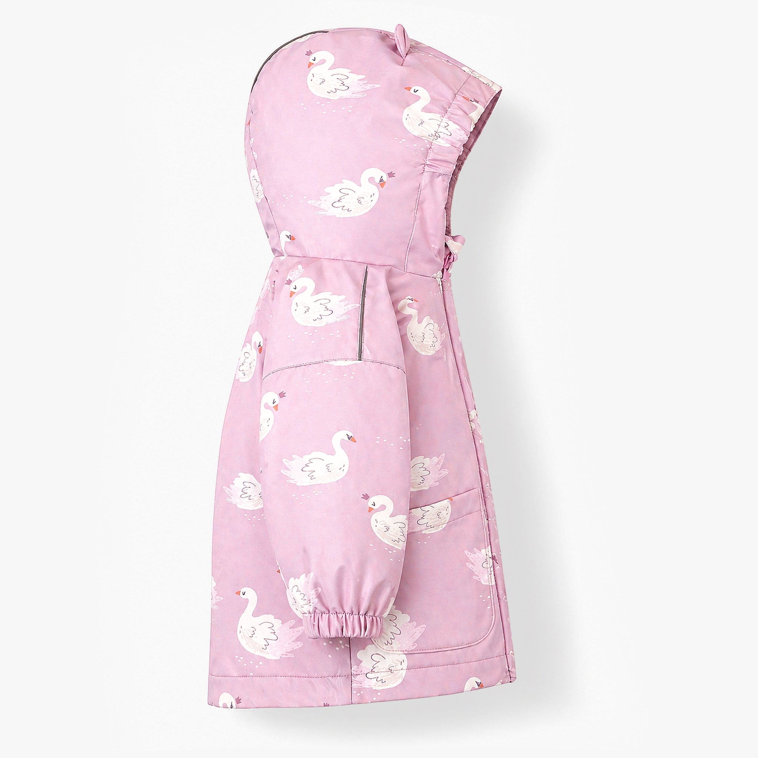Pink Printed 3-in-1 snowsuit, baby