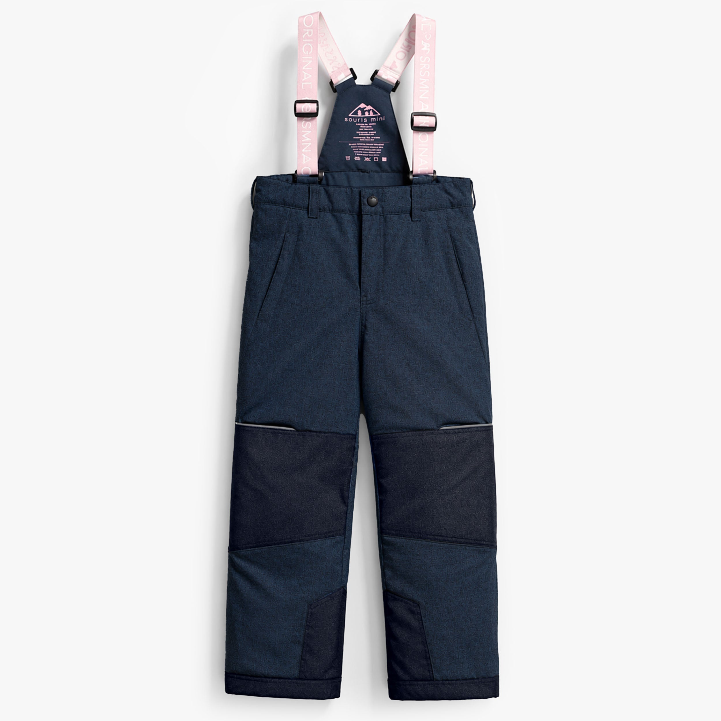 Purple Floral Two-Piece Snowsuit, child
