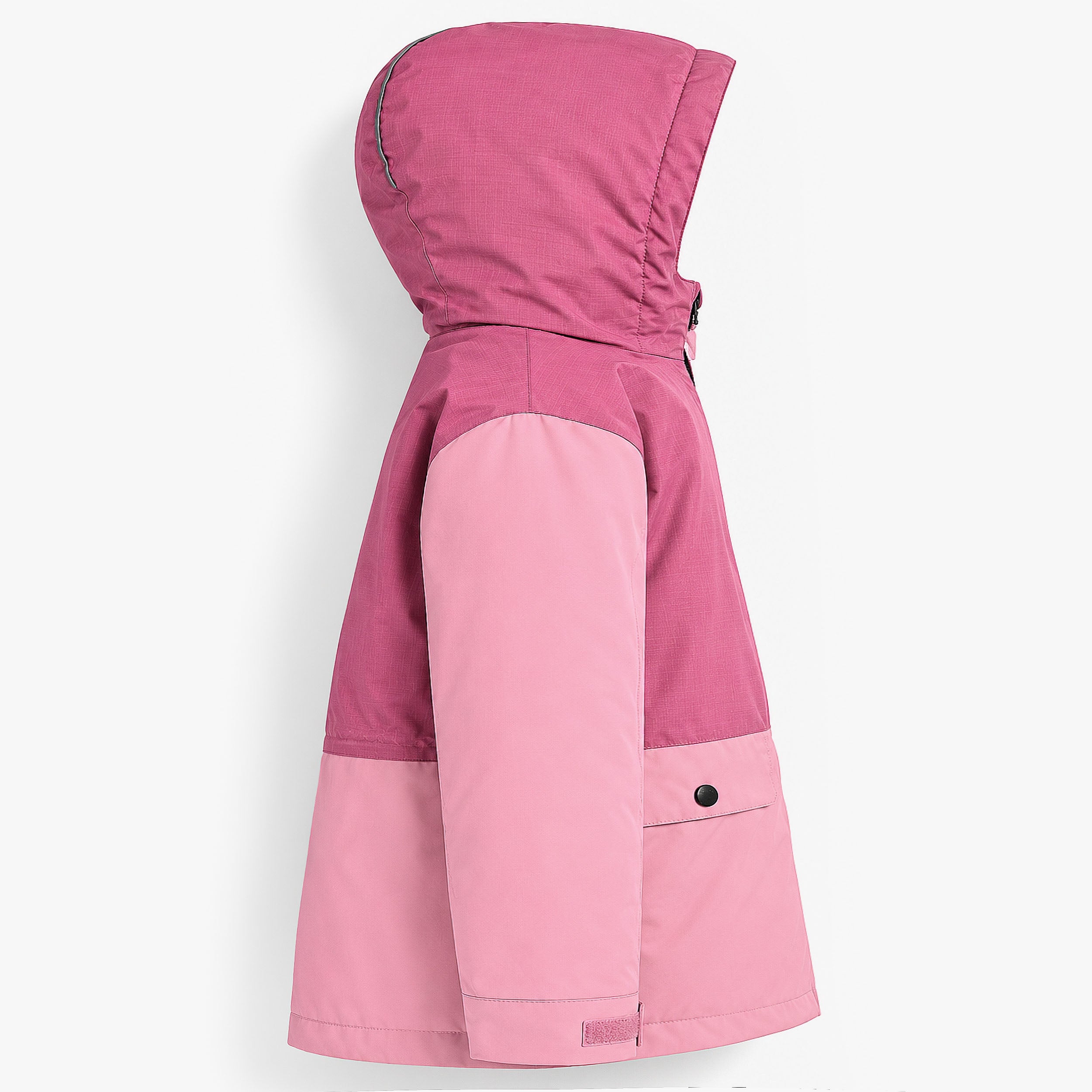 Habit de neige 3 en 1 rose et noir, enfant