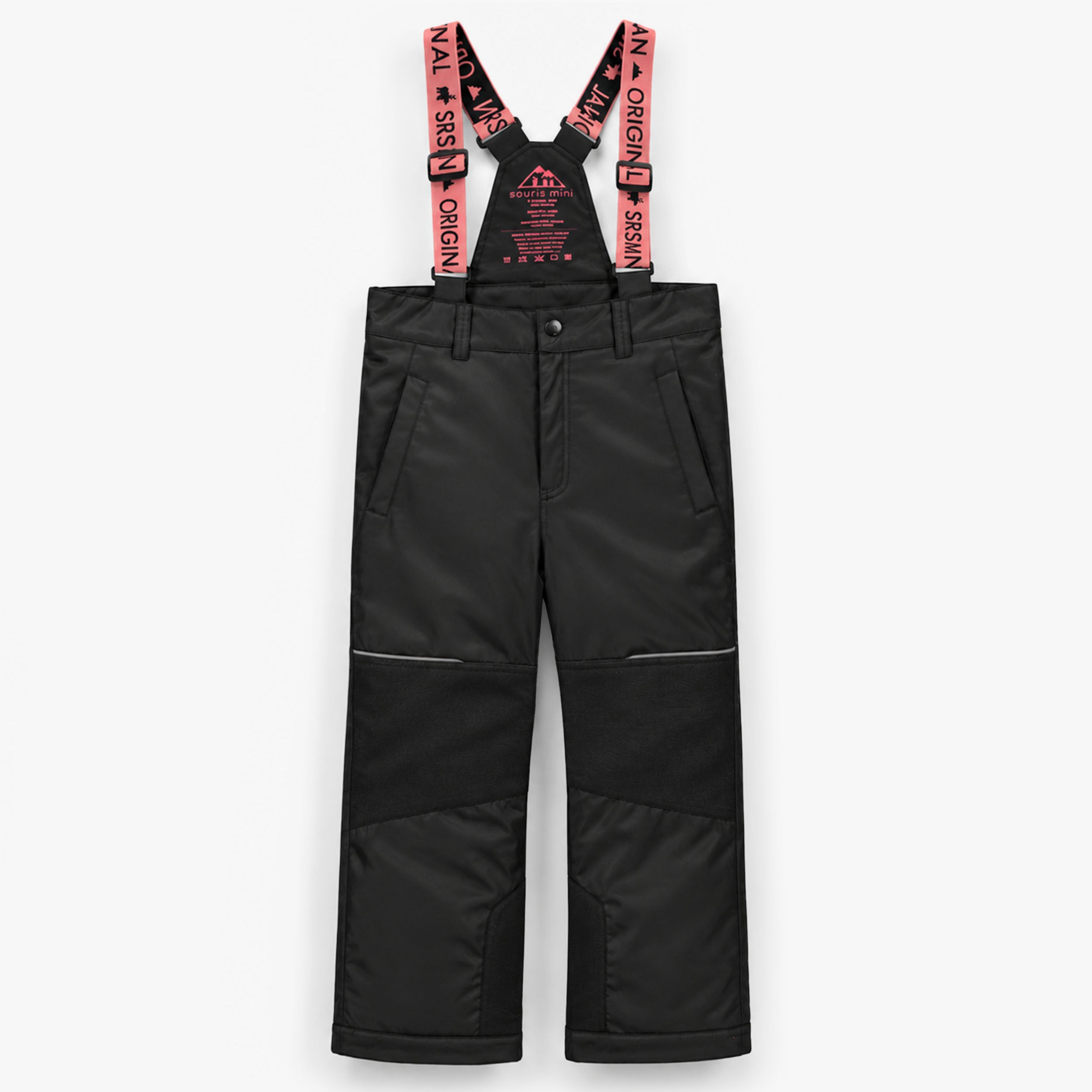 Habit de neige 3 en 1 rose et noir, enfant