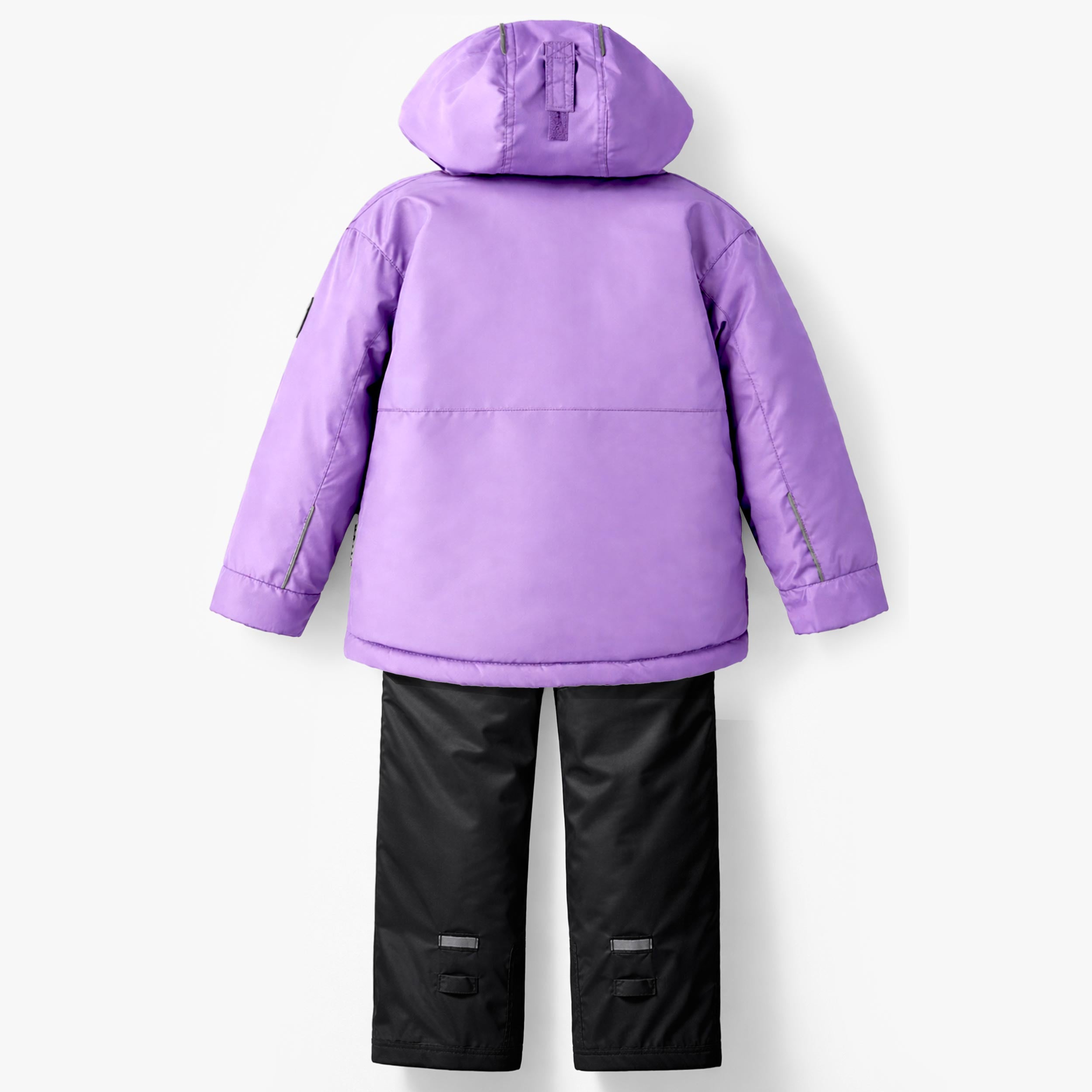 Habit de neige deux pièces PERFO+ mauve et noir, enfant