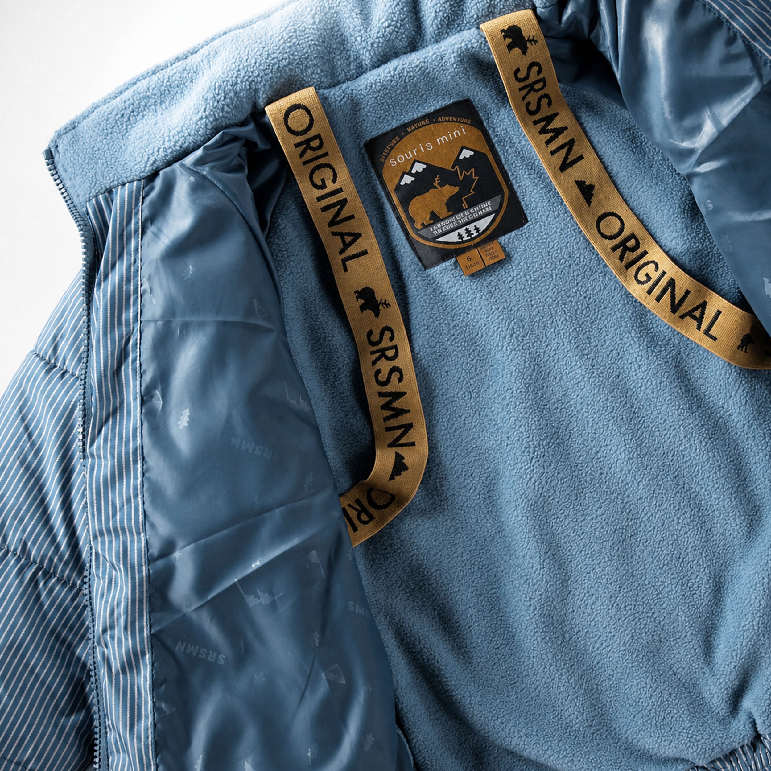 Denim Blue and Ochre 3-in-1 Snowsuit, child