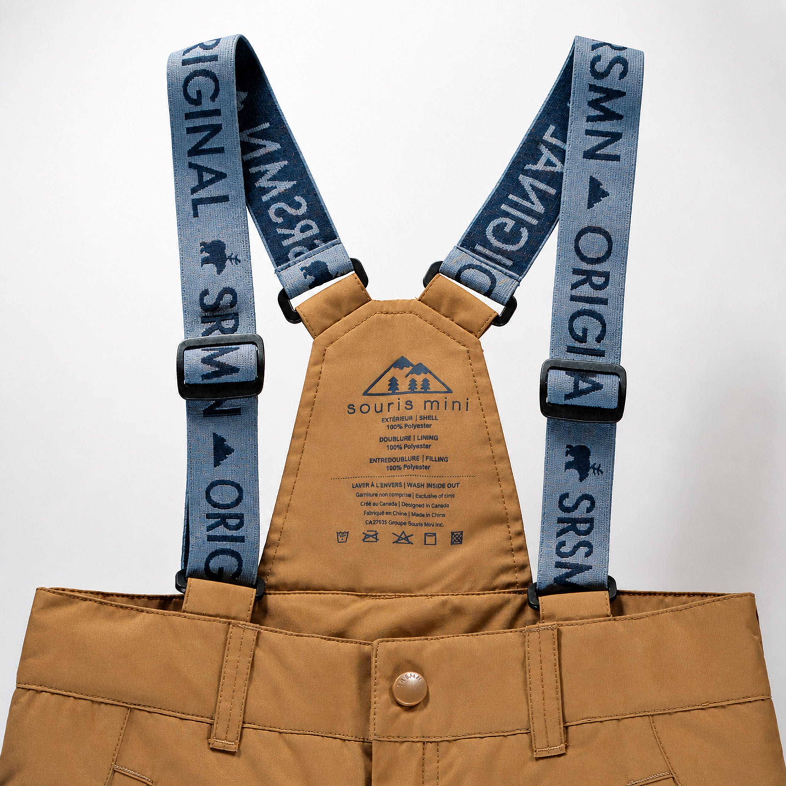 Denim Blue and Ochre 3-in-1 Snowsuit, child