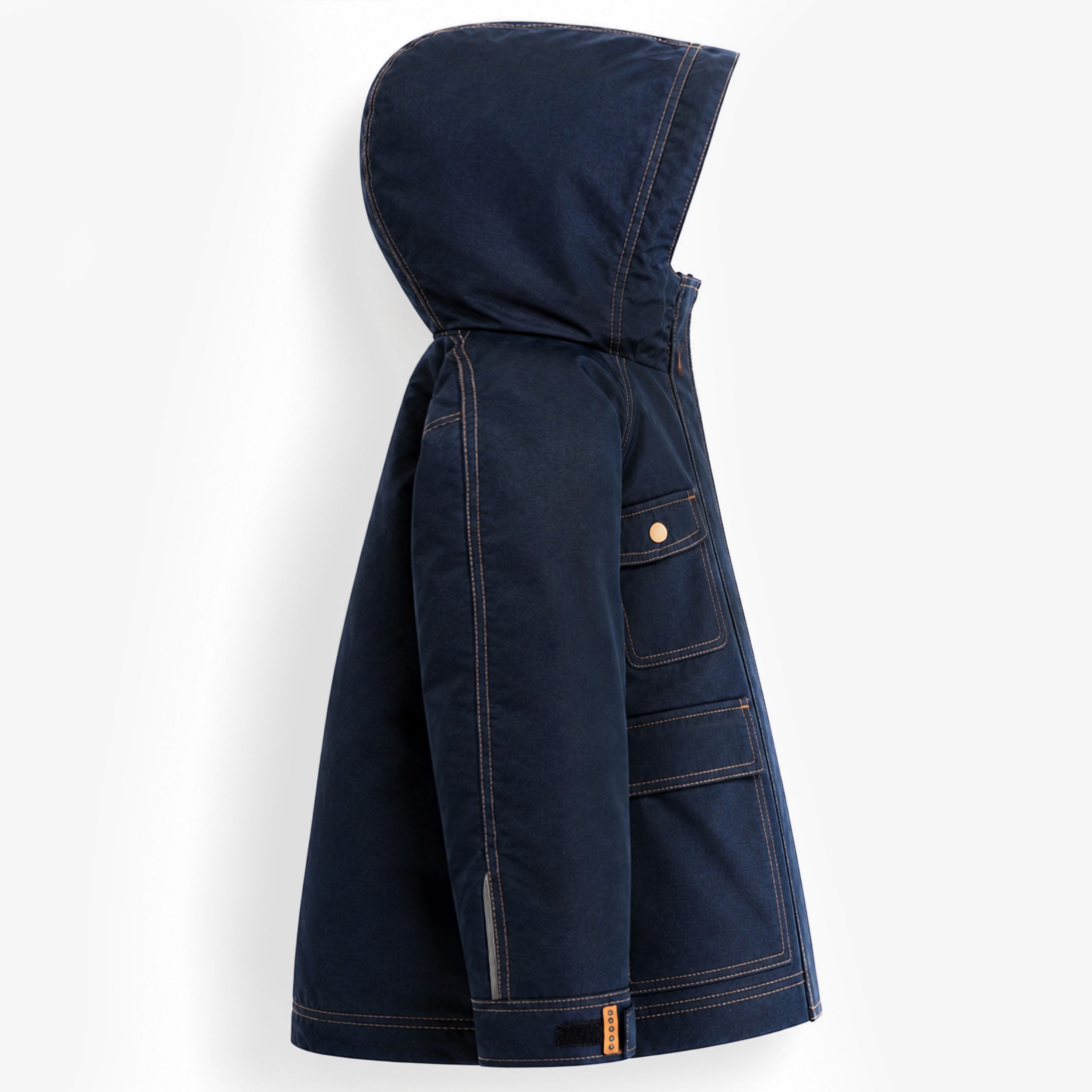 Denim Blue and Ochre 3-in-1 Snowsuit, child