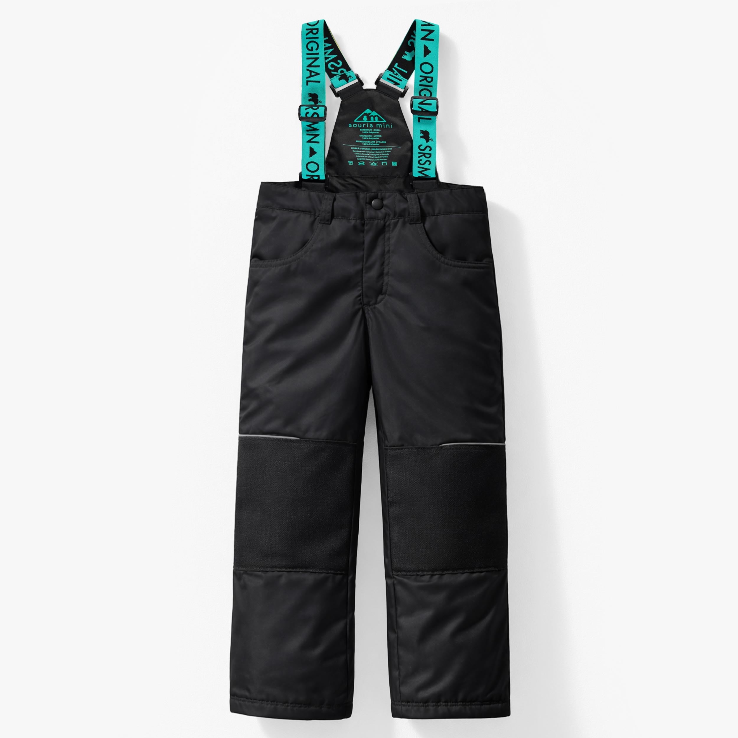 Habit de neige deux pièces PERFO+ rouge et noir, enfant