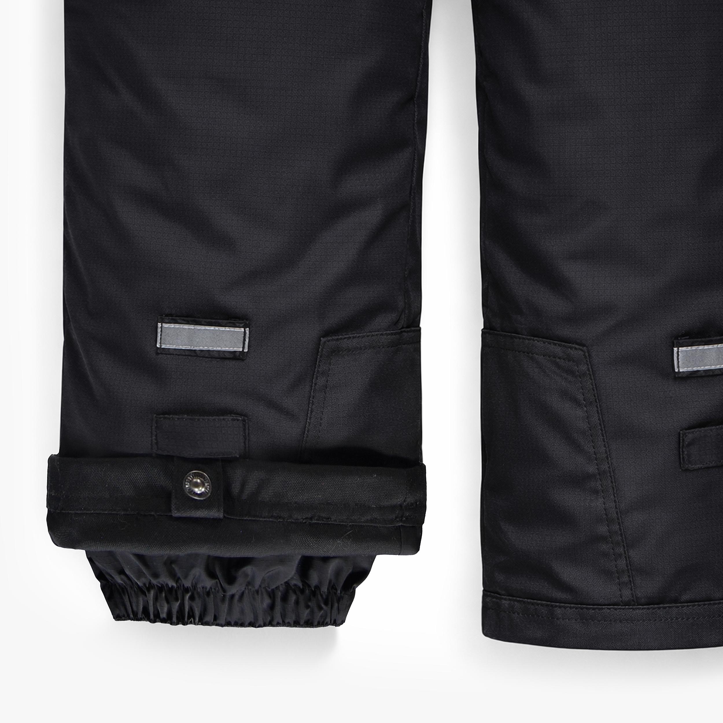 Black Snow Bib Pants, child