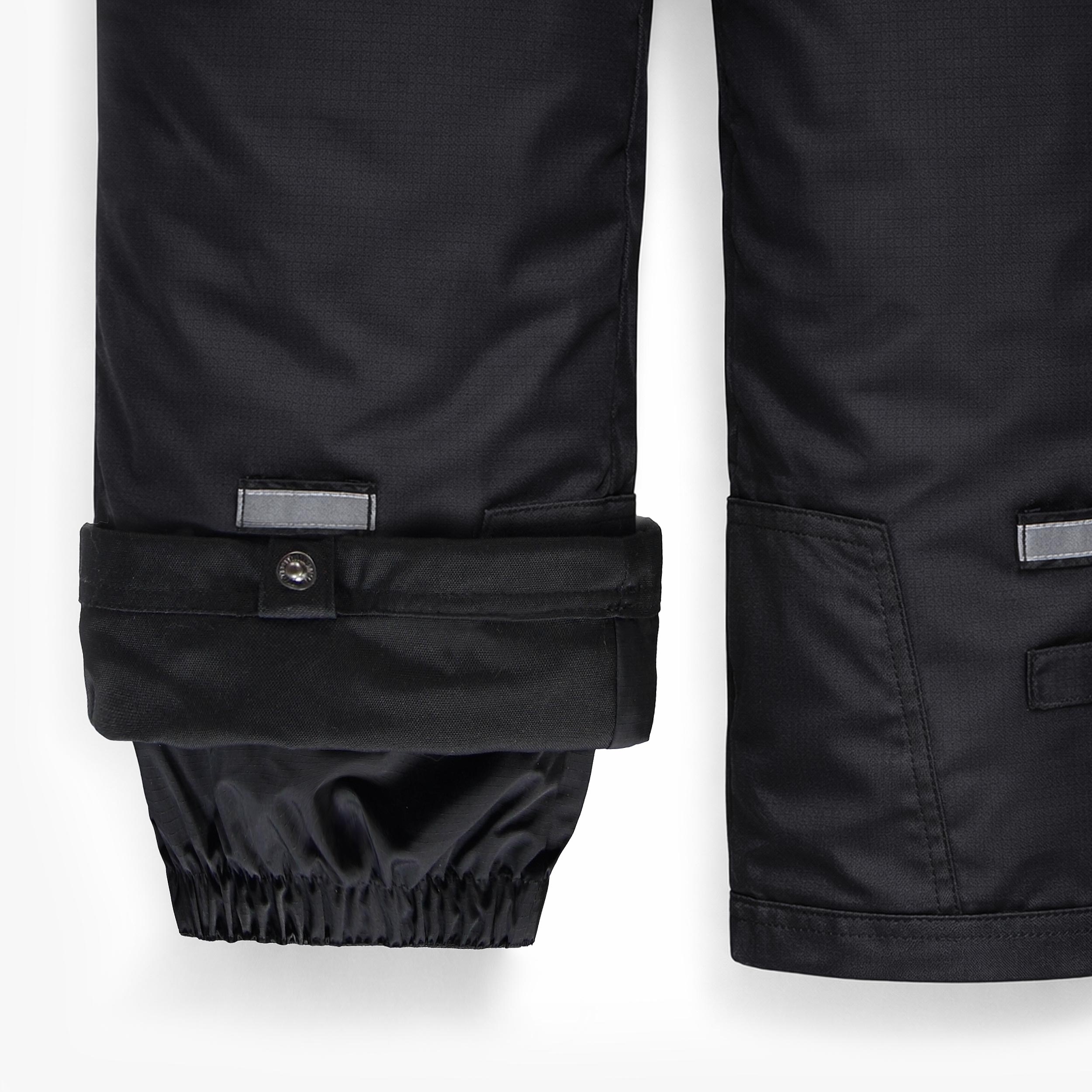 Black Snow Bib Pants, child