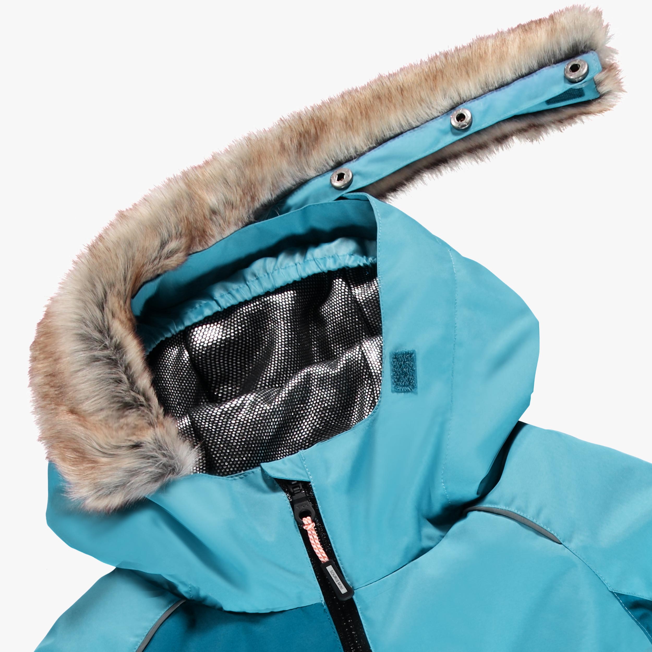 Blue One-Piece Snowsuit, child
