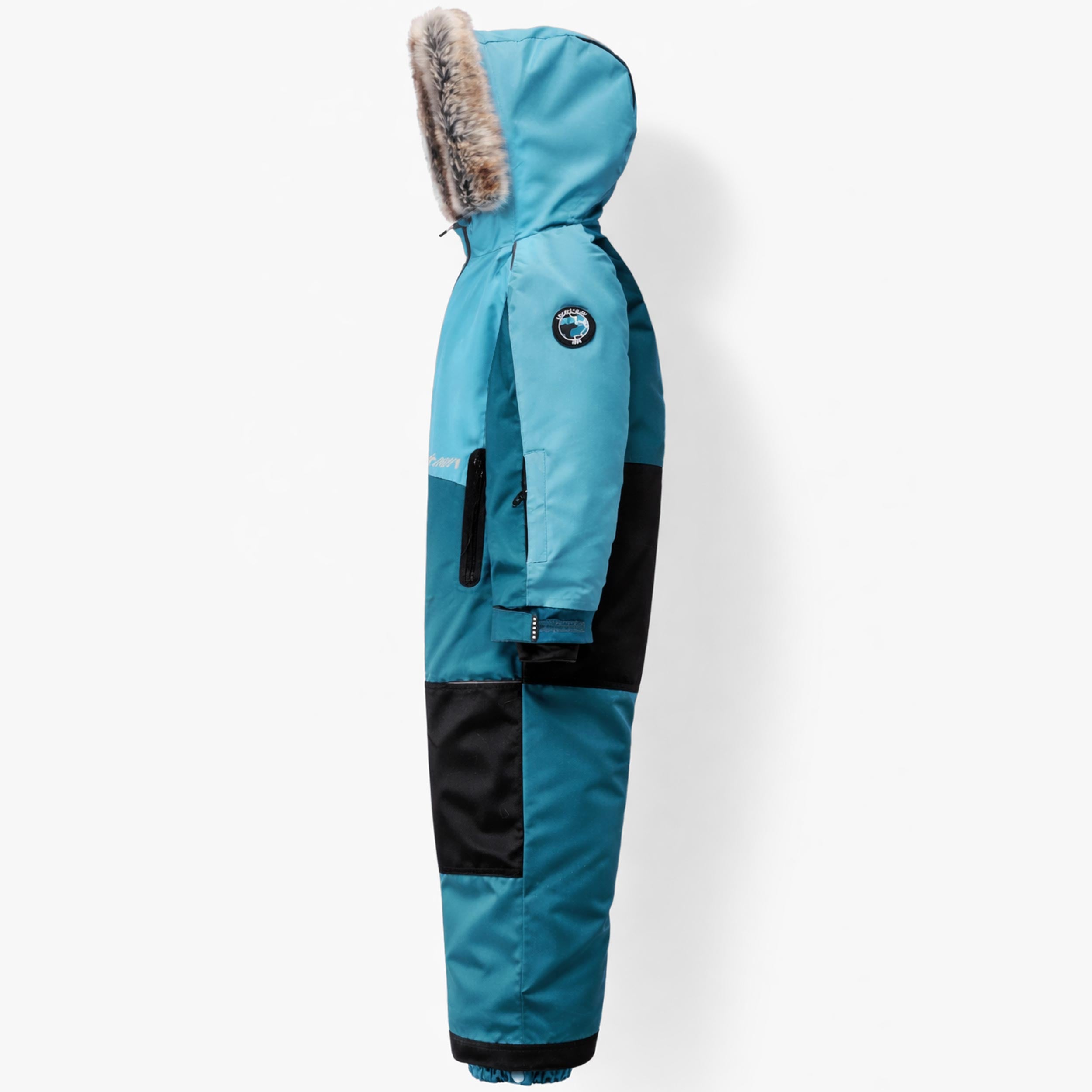 Blue One-Piece Snowsuit, child