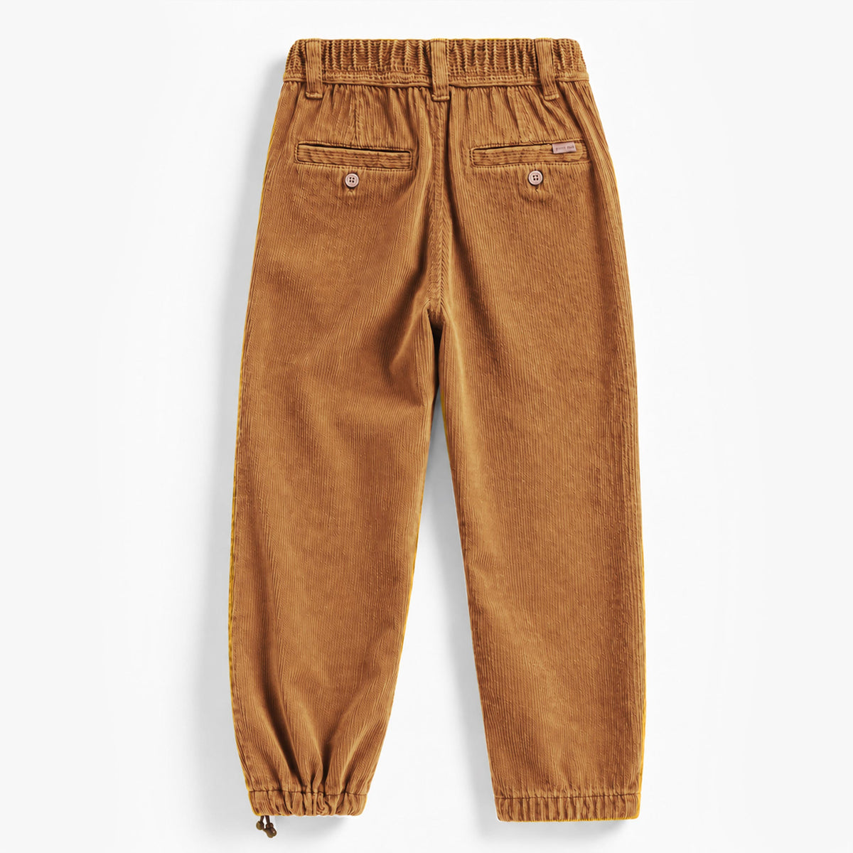 Pantalon brun en velours côtelé, enfant