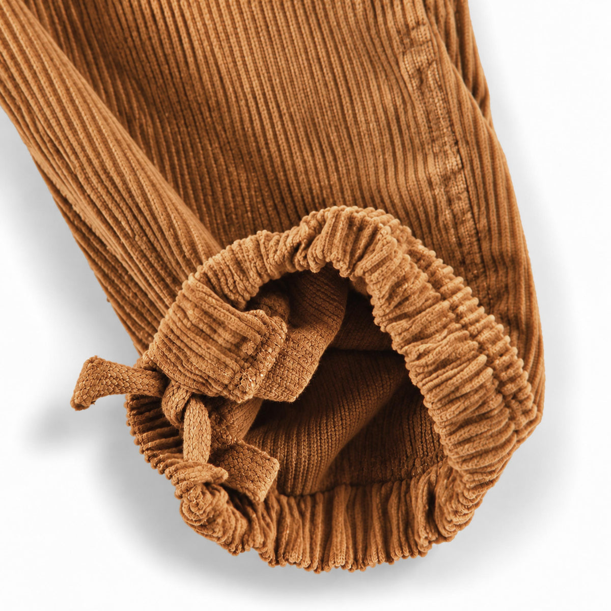 Pantalon brun en velours côtelé, enfant