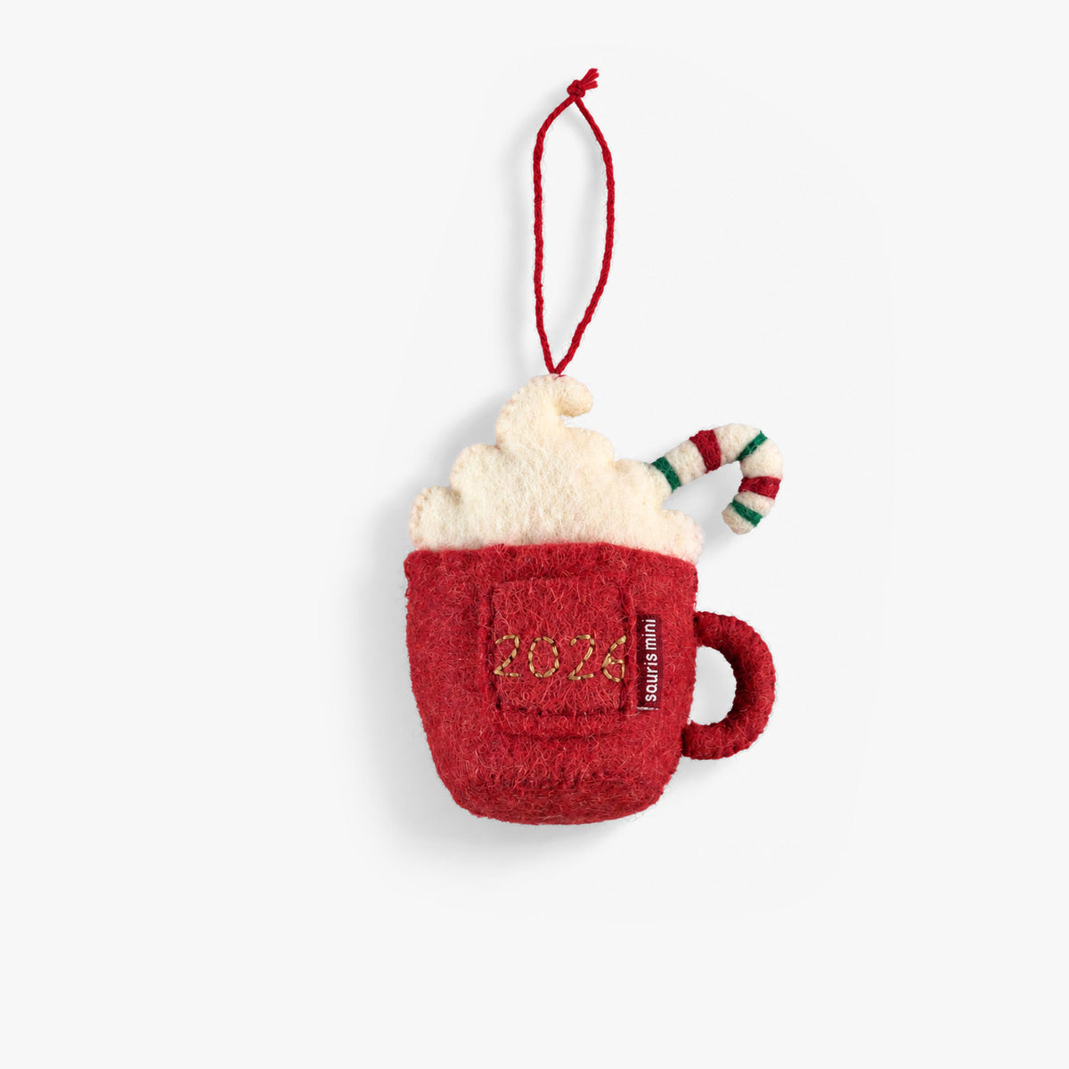 Décoration des Fêtes en feutre - Chocolat chaud