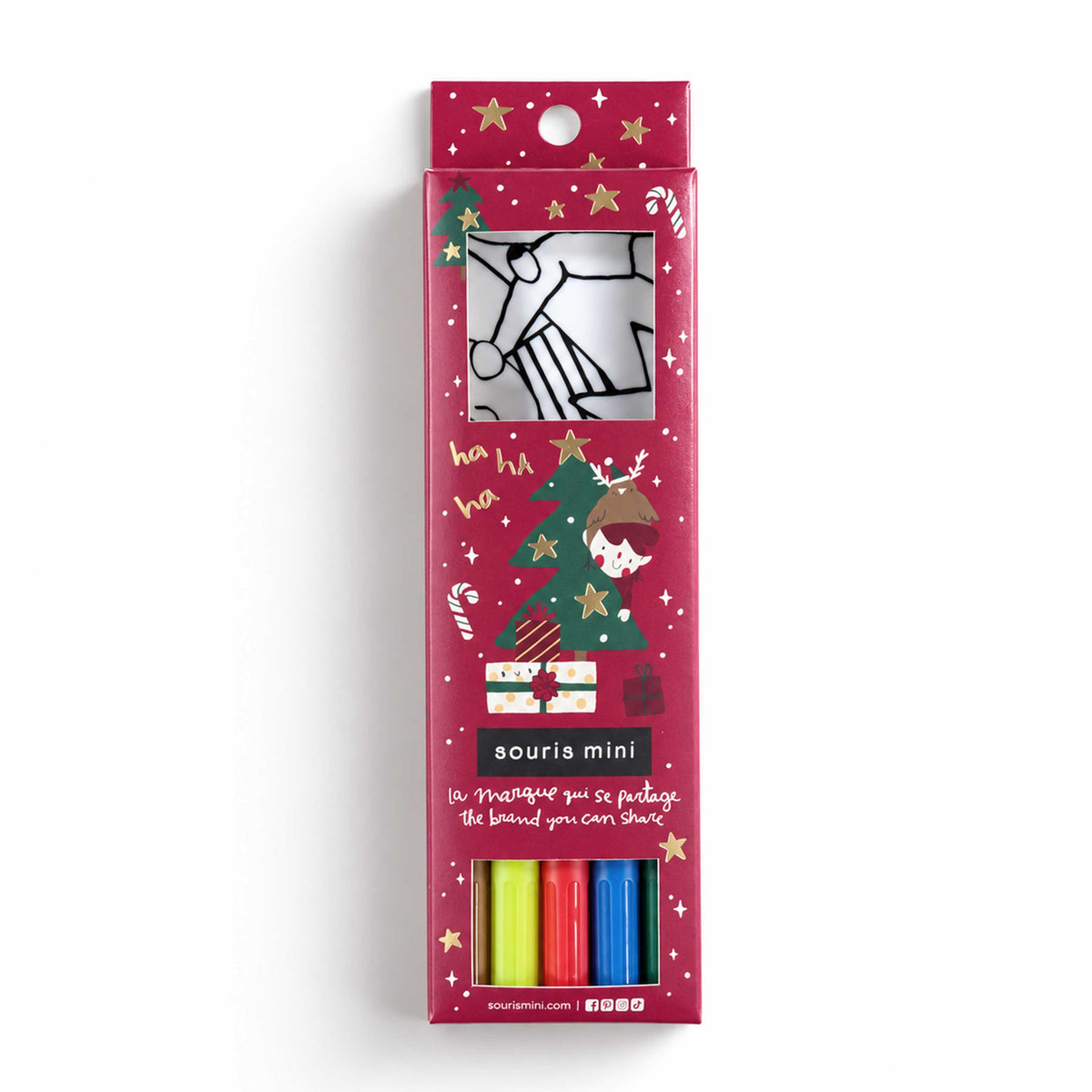 Holiday silicone coloring placemat