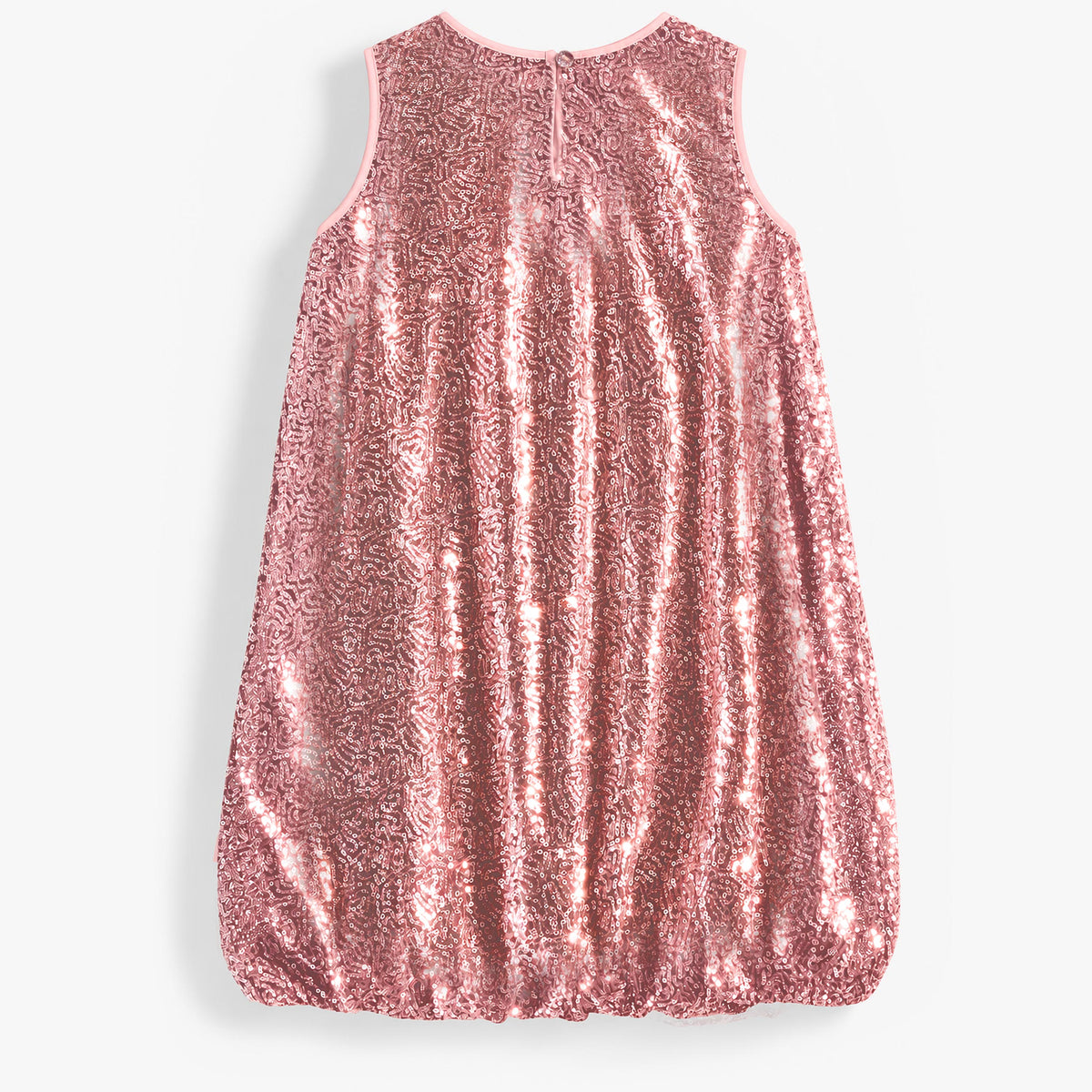 Robe rose à paillettes, enfant