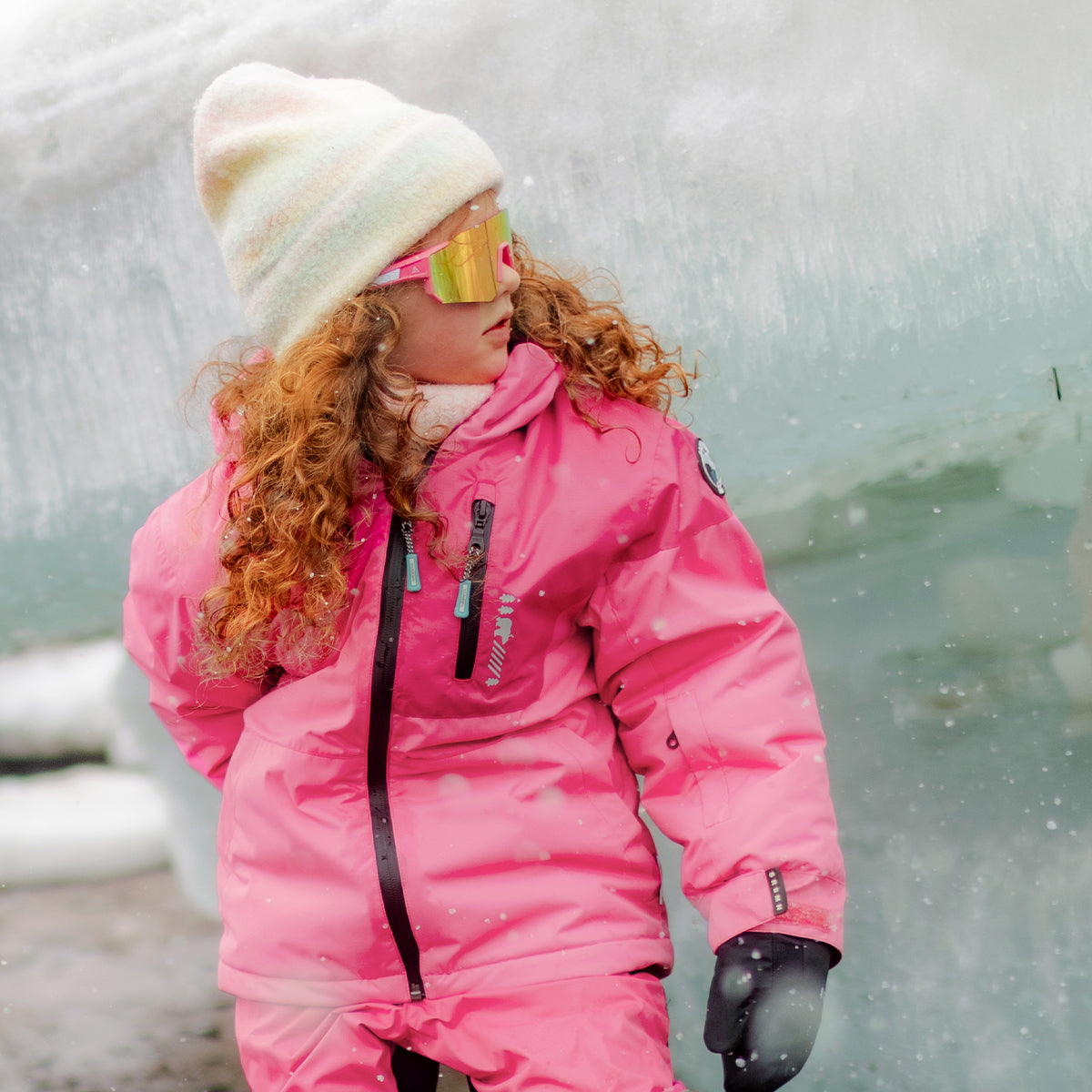 Pink PERFO+ Two-Piece Snowsuit, child