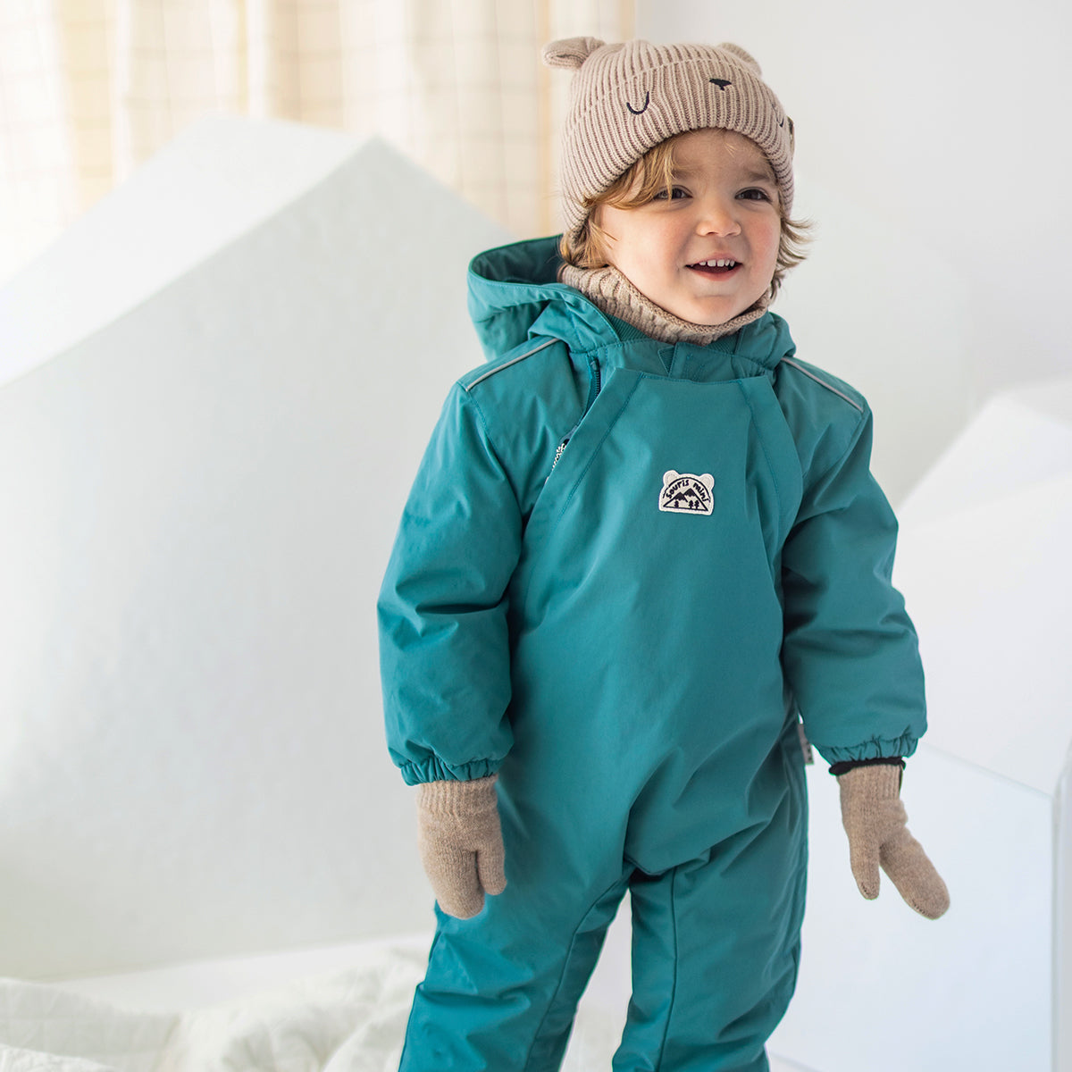 Habit de neige une pièce PERFO+ turquoise, bébé