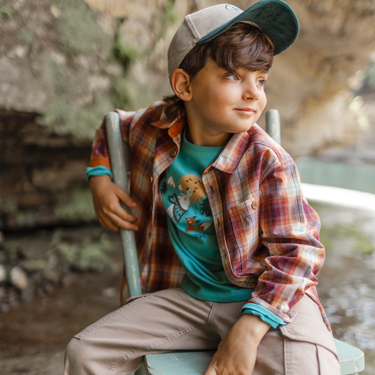 Plaid flannel shirt, child