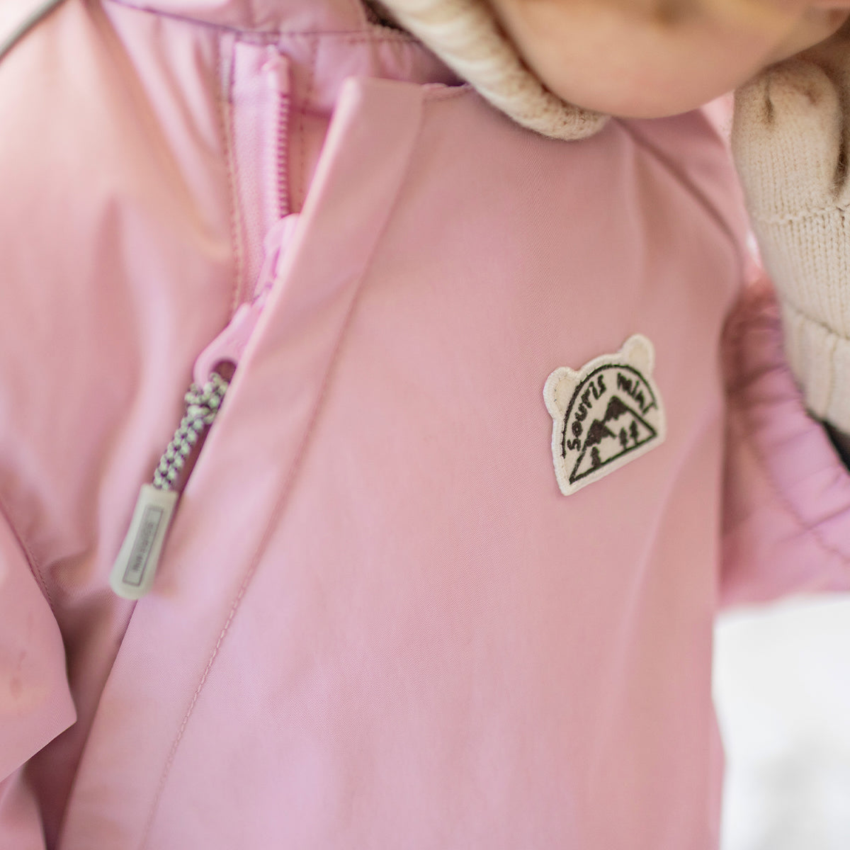 Habit de neige une pièce PERFO+ rose, bébé
