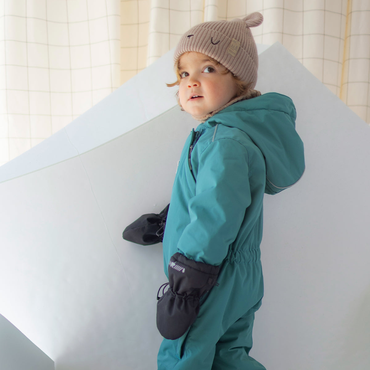 Habit de neige une pièce PERFO+ turquoise, bébé
