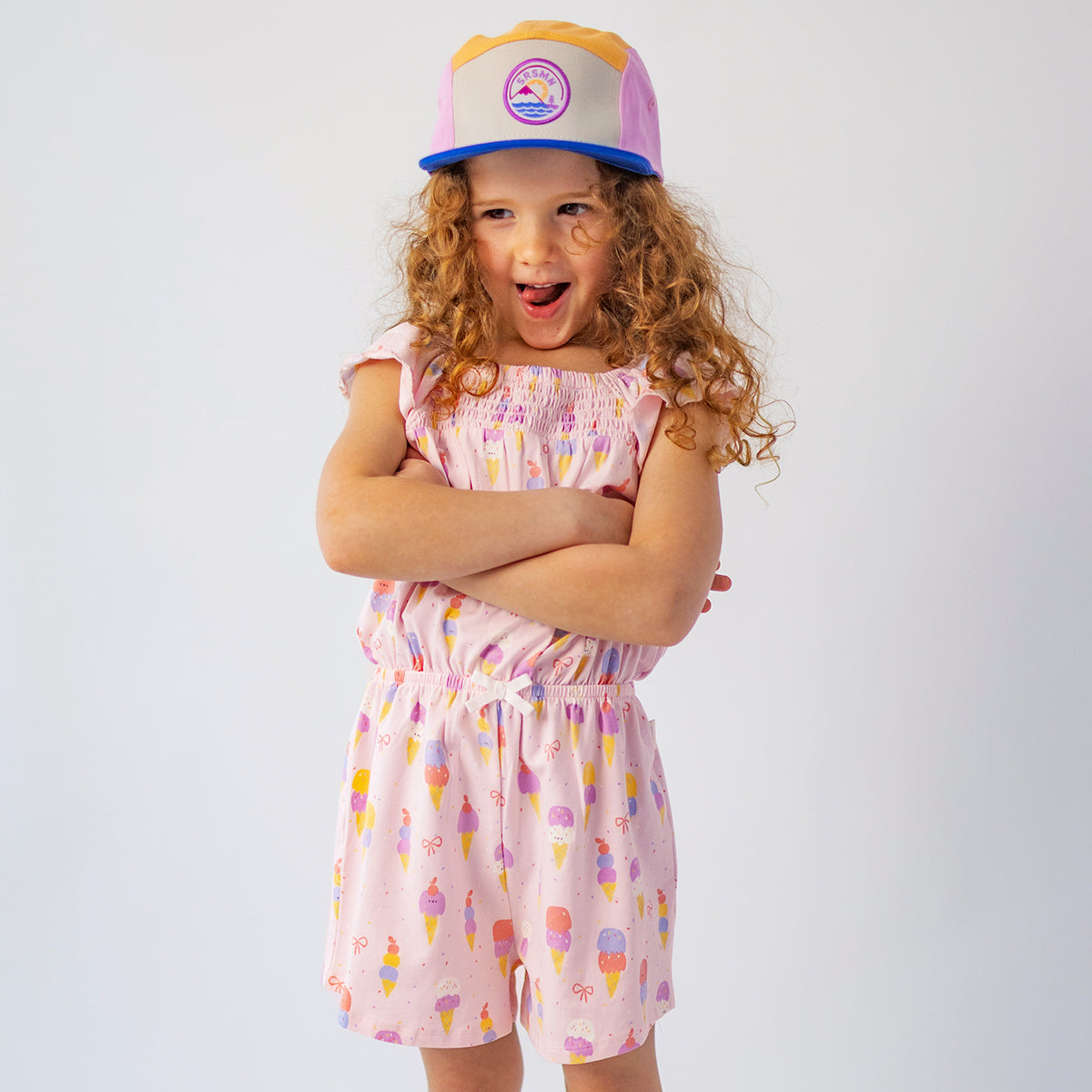 Casquette à blocs de couleur, enfant