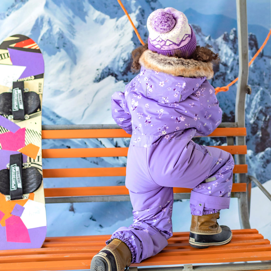 thumbnail image 2 of Girls Winter Snowsuit Girl's Winter Ski Suit - Waterproof Hooded Snowsuit Jacket & Pants Set Kids Snowsuit 2 of 12