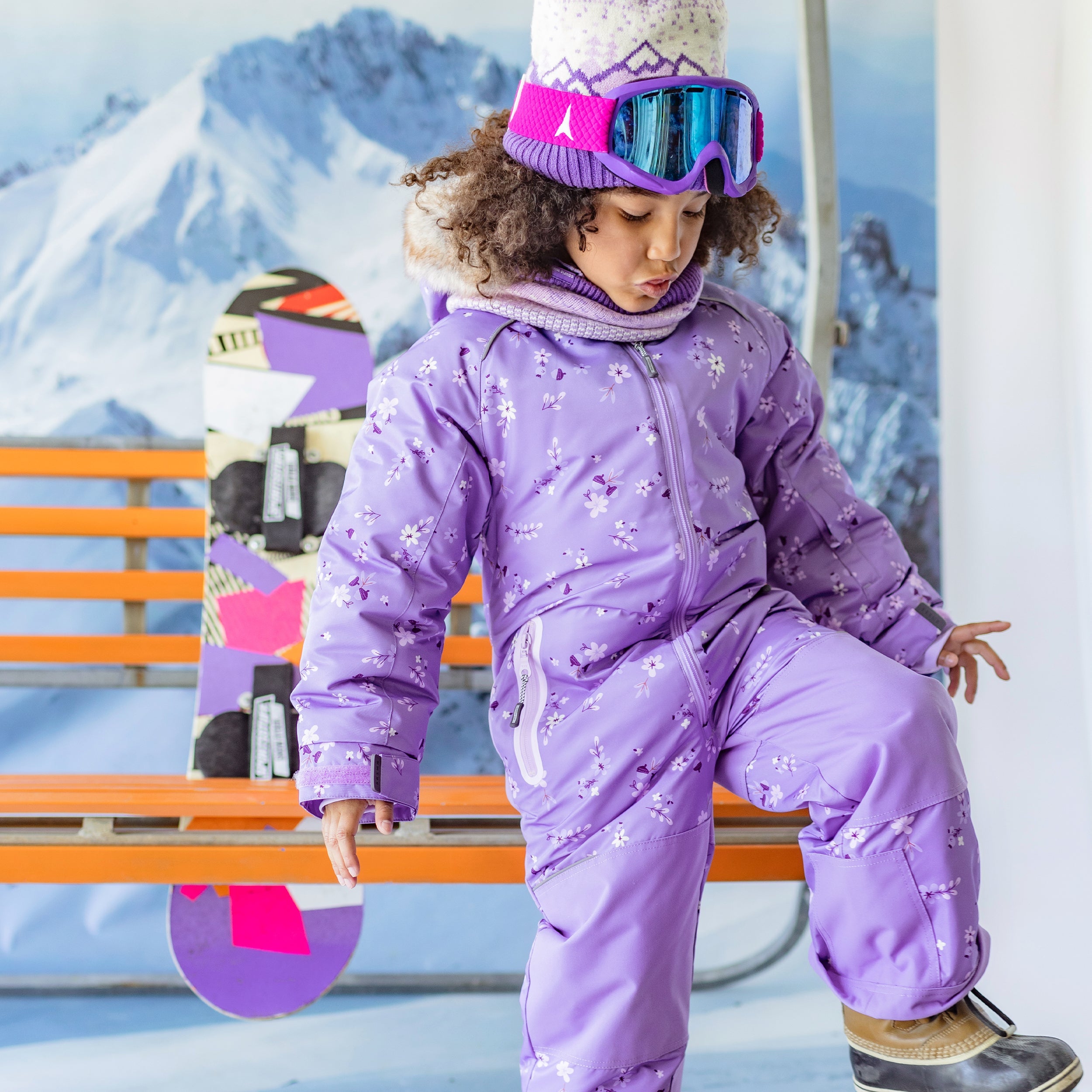 Kids Snowsuit Habit De Neige Une Piece Habit De Neige Pièce Pour