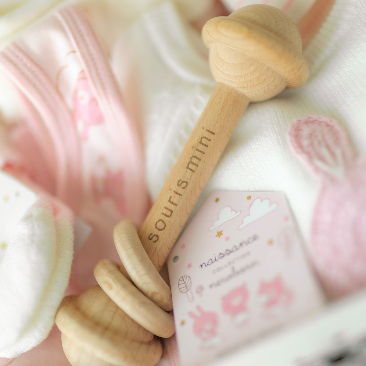 Pink and cream “The Premium” gift set (14 pieces), newborn