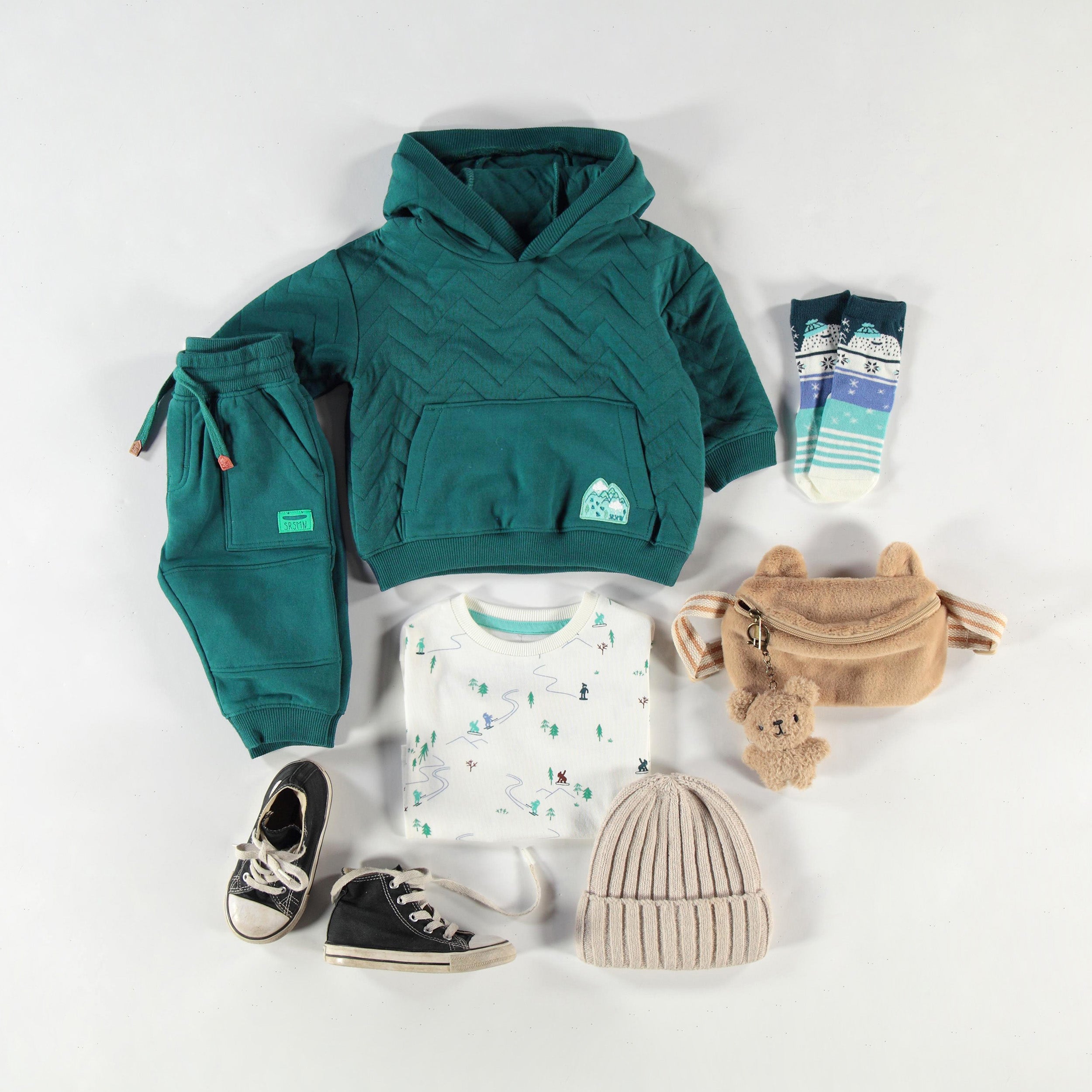  Cream t-shirt with patterns, baby