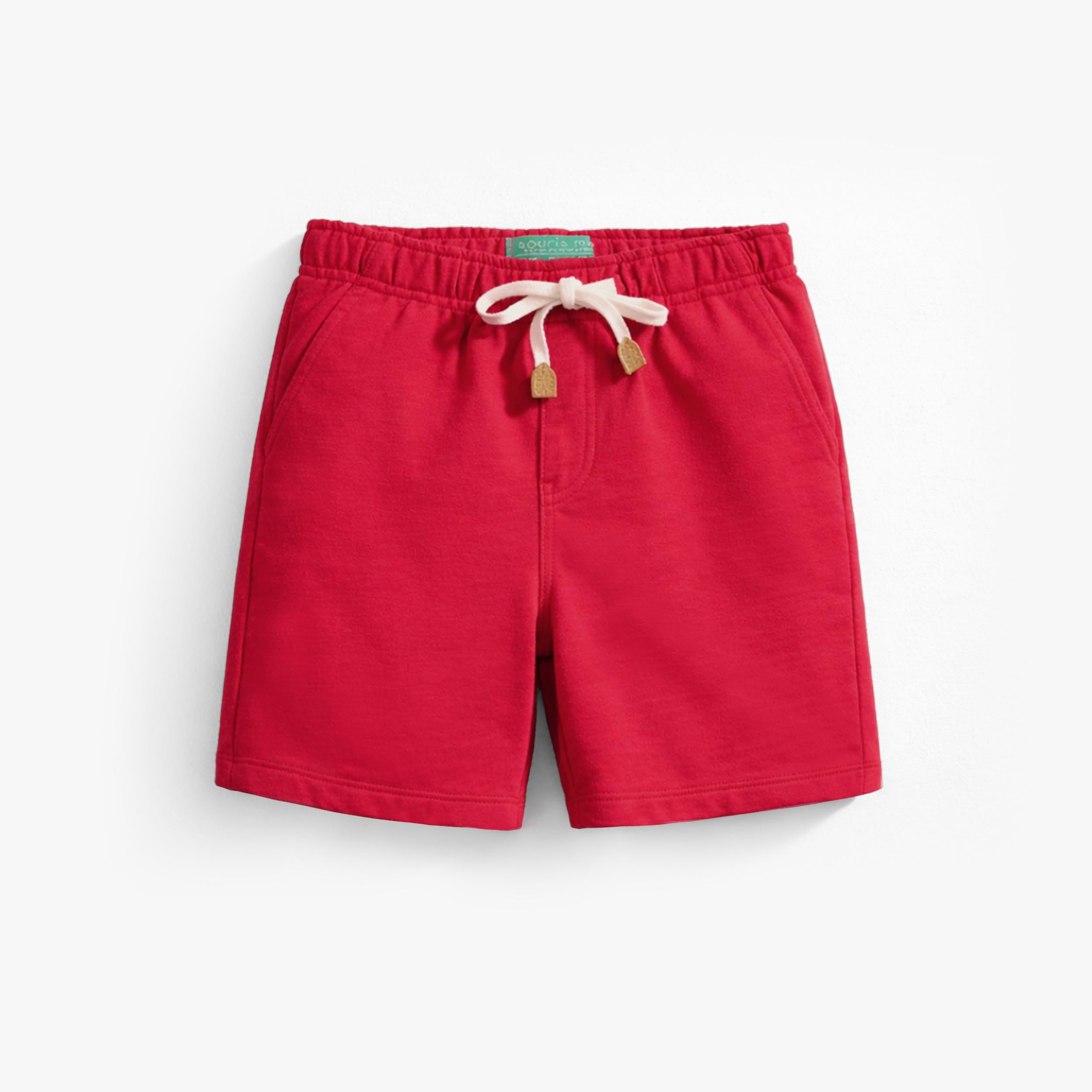 Bermuda rouge en coton français, enfant - Souris Mini