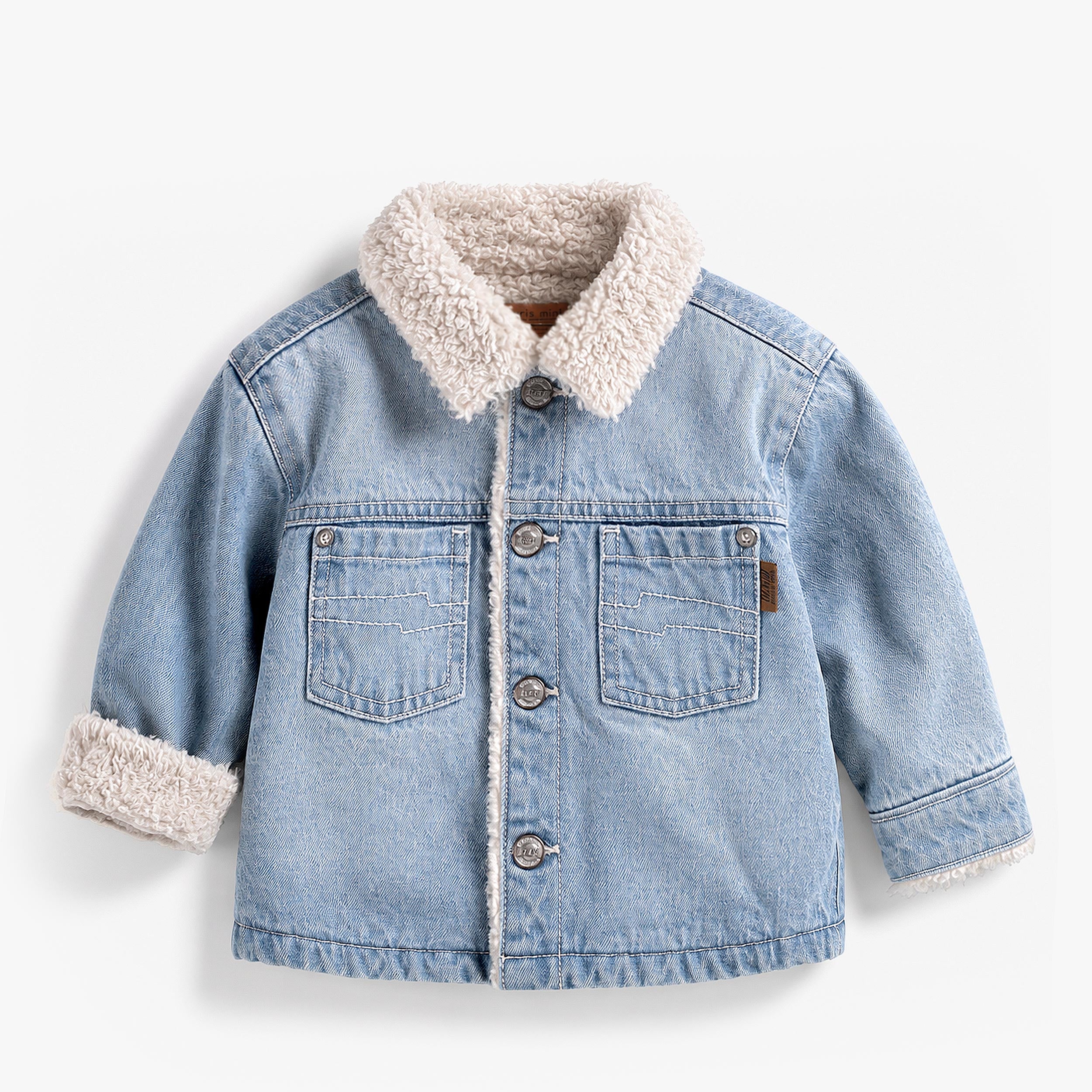 Blouson bleu en jeans, bébé - Souris Mini