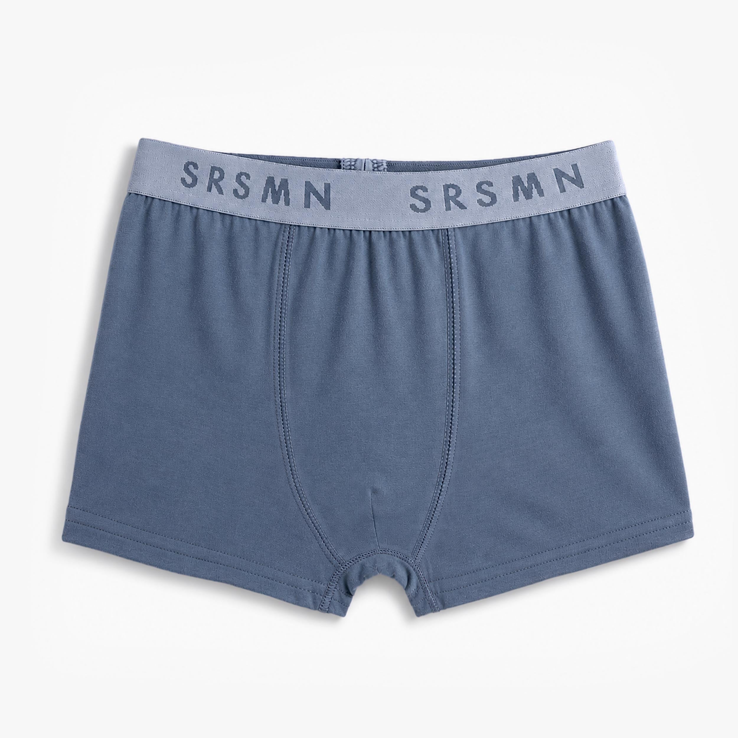 Boxer bleu foncé, enfant - Souris Mini