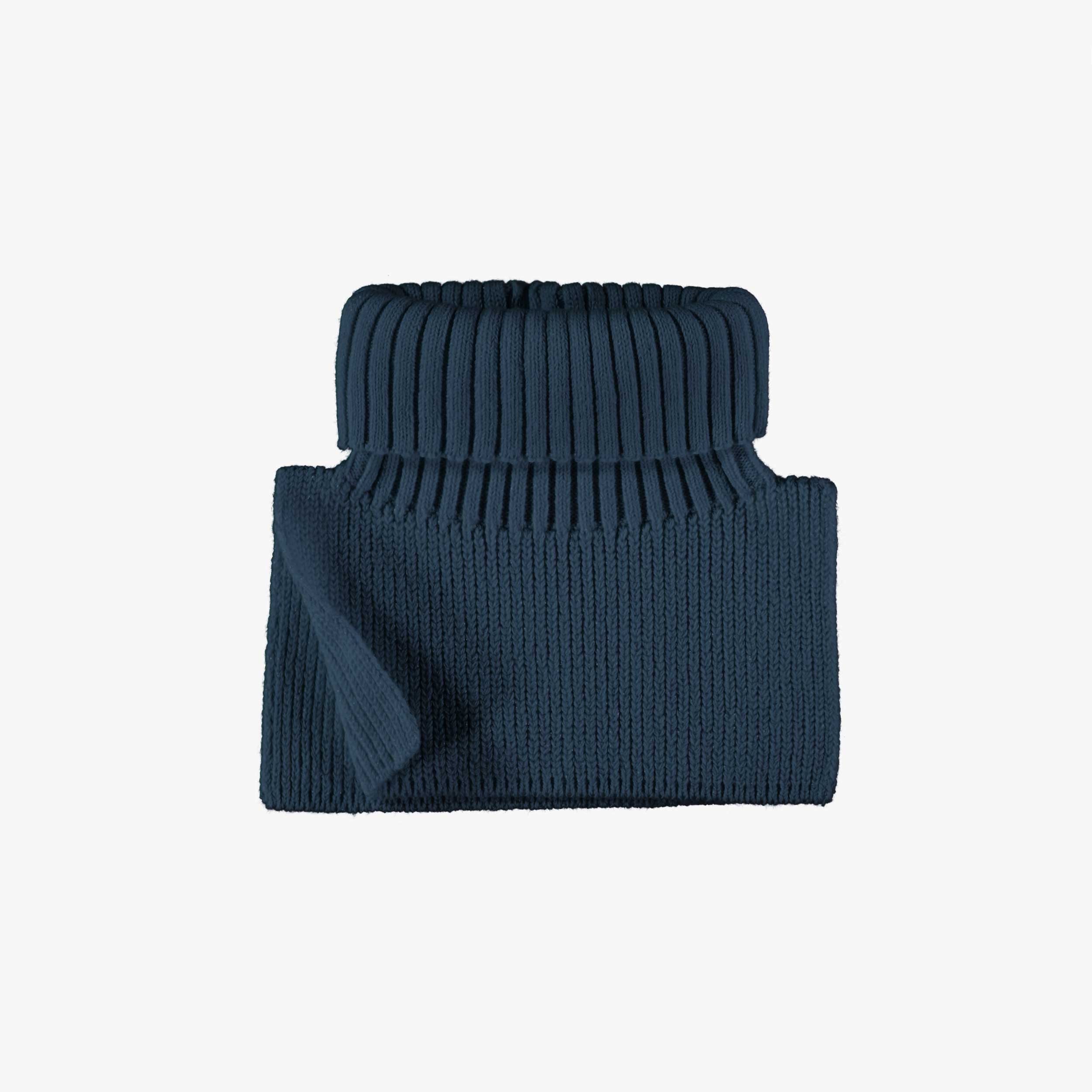 Cache-cou bleu marine en tricot, bébé - Souris Mini