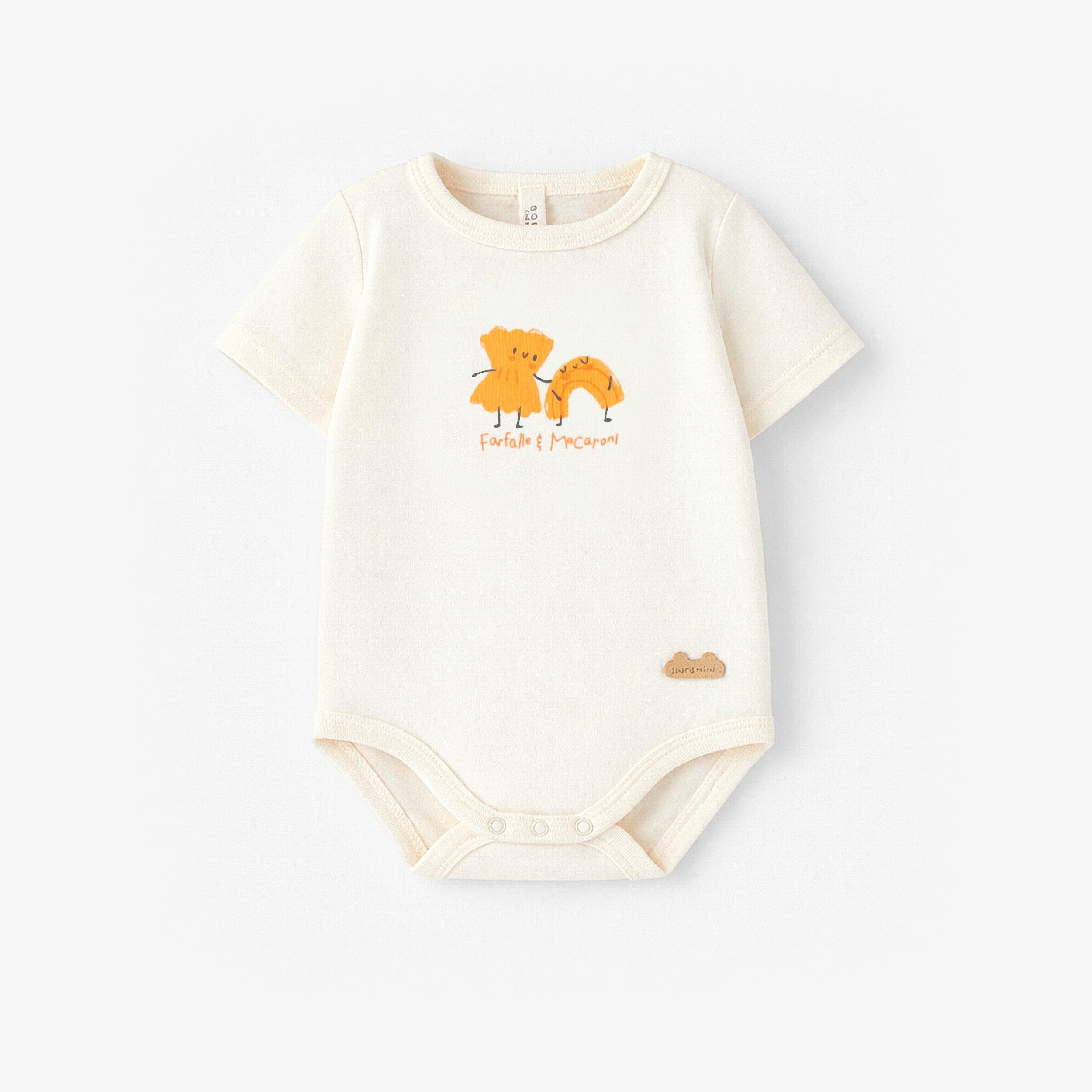 Cache-couche crème avec illustration, naissance - Souris Mini