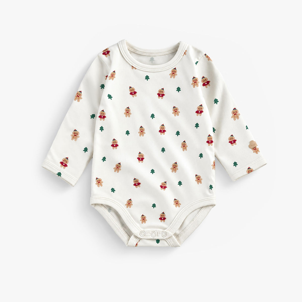 Cache-couche crème à imprimé des fêtes, naissance - Souris MIni