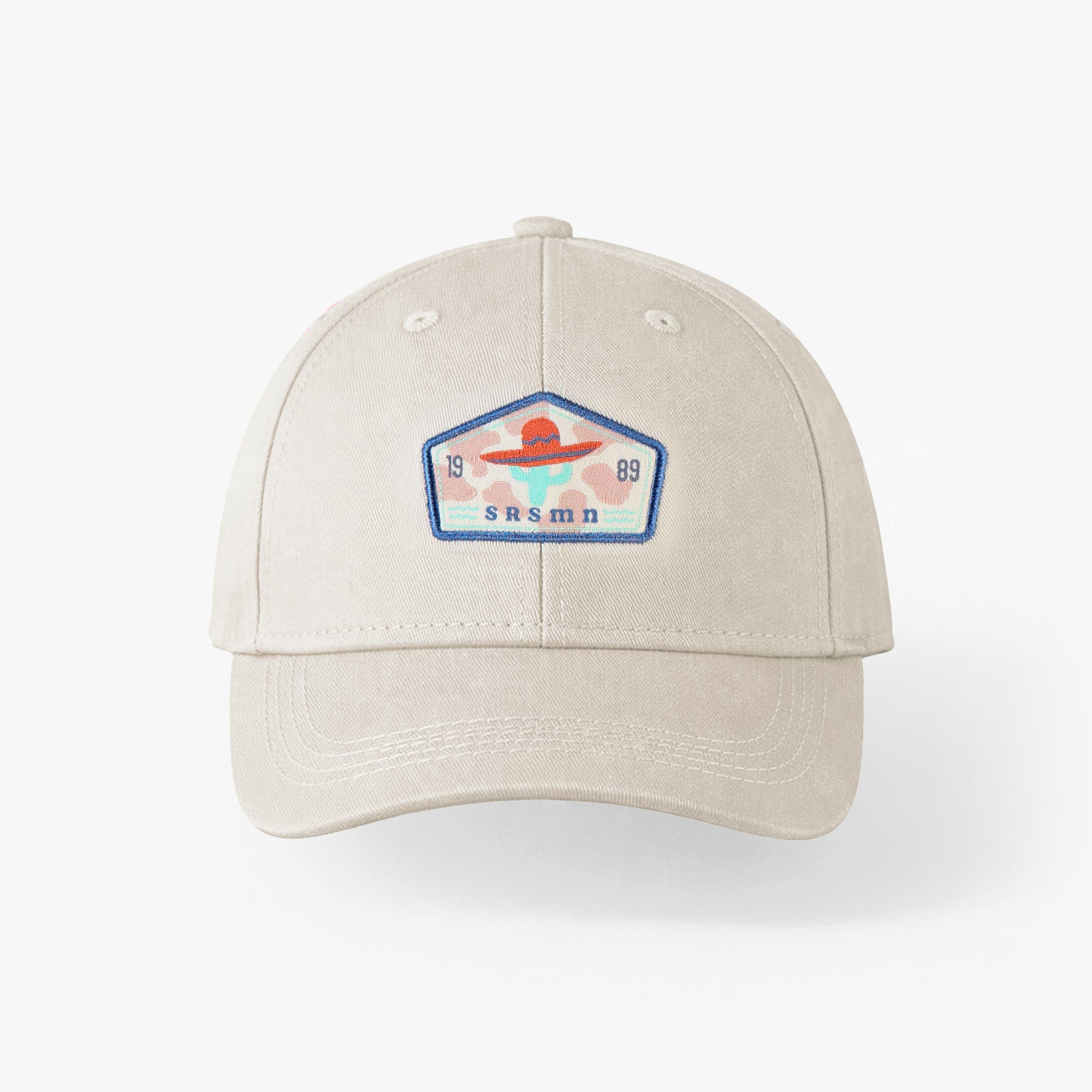 Casquette beige avec écusson, enfant - Souris Mini