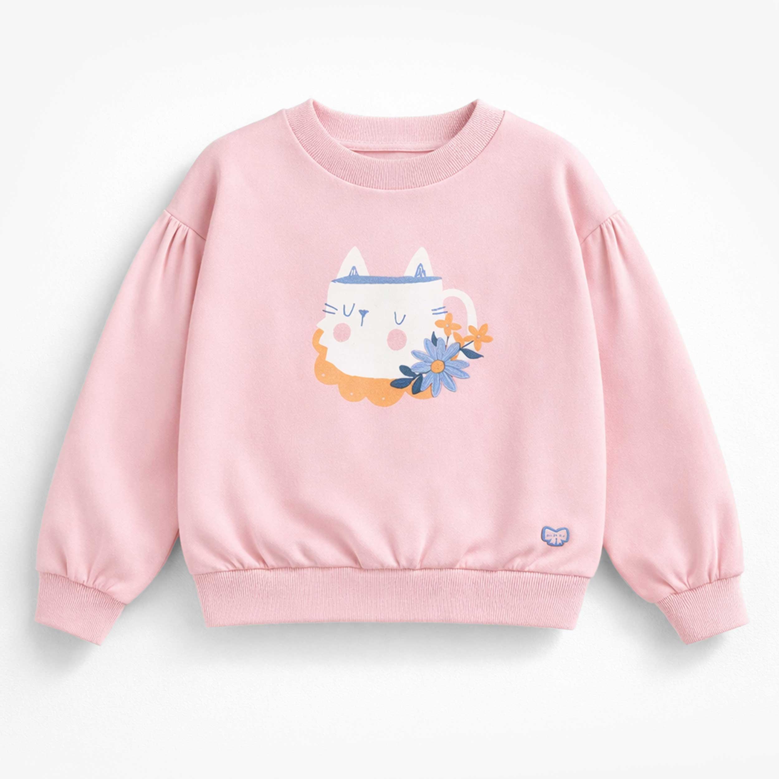 Chandail rose avec illustration, enfant - Souris Mini