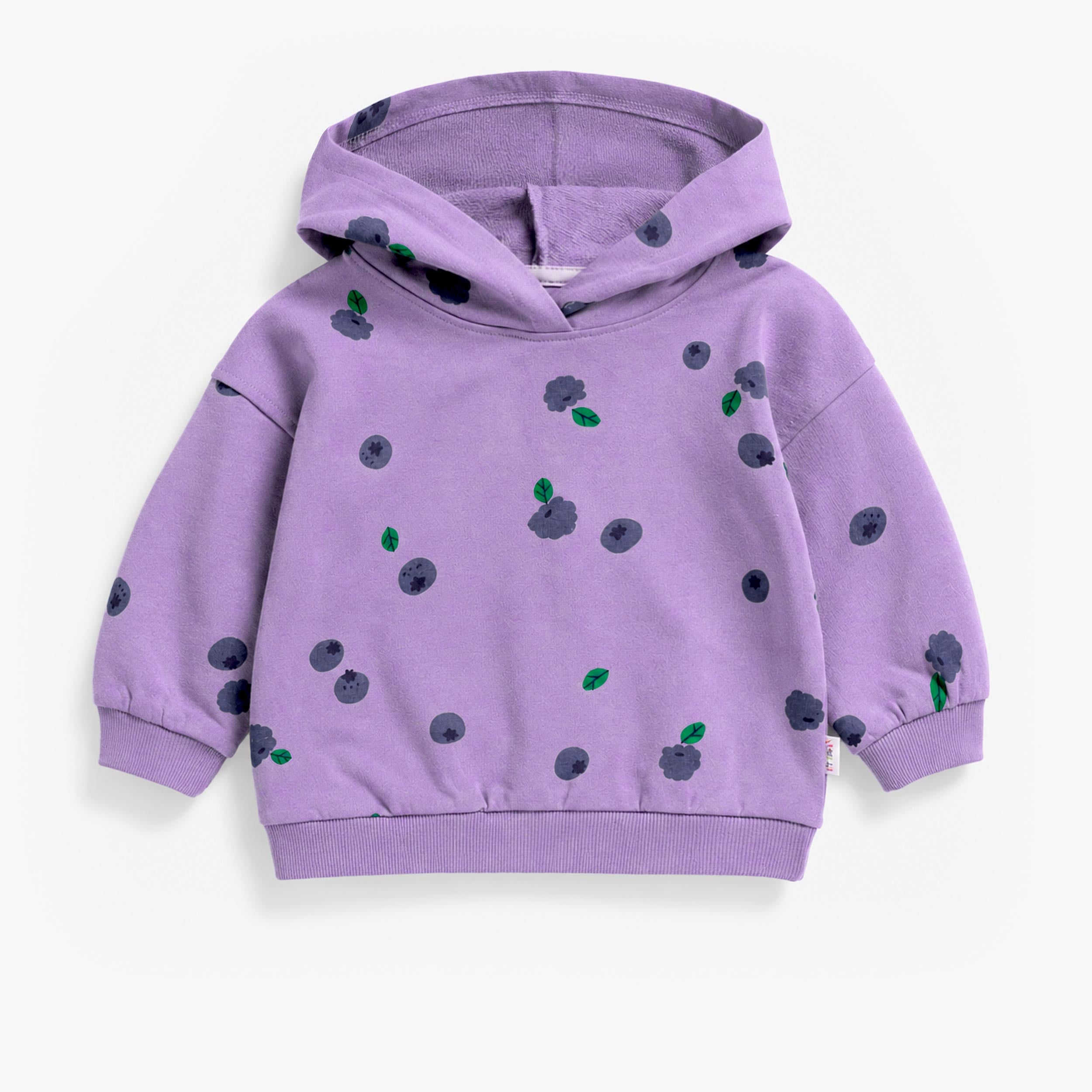 Chandail à capuchon mauve à imprimé, bébé fille - Souris Mini