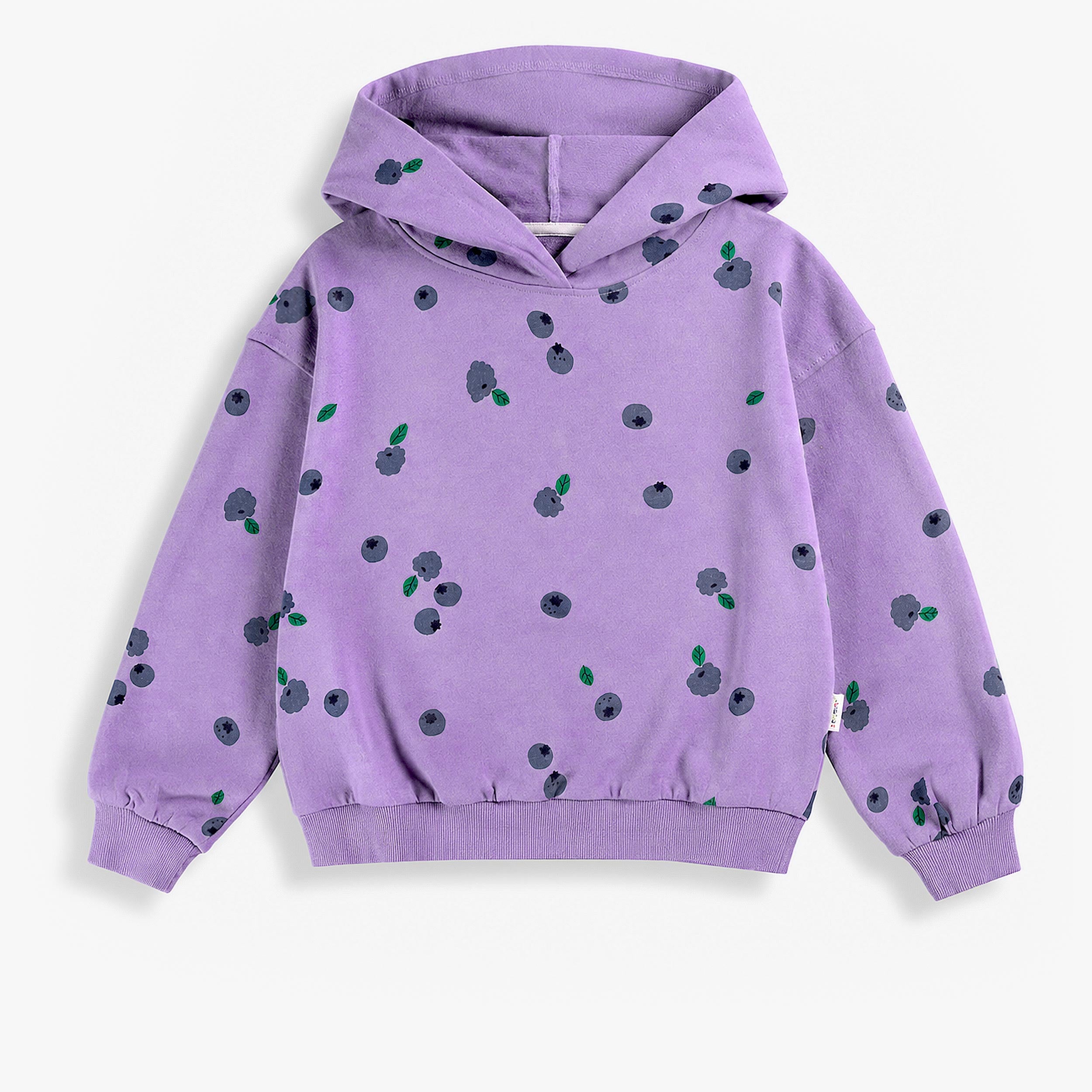 Chandail à capuchon mauve à imprimé, enfant fille | Souris Mini