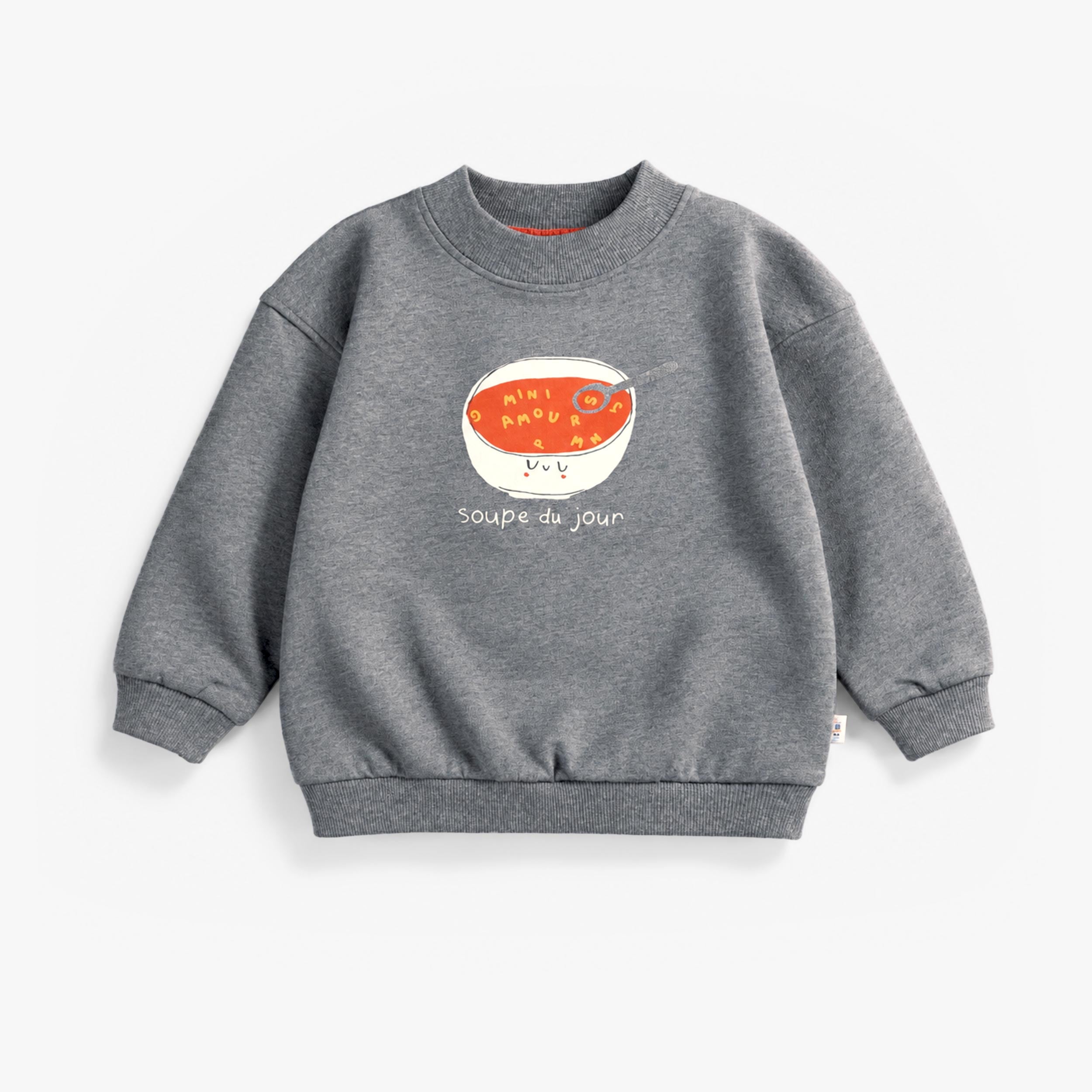 Chandail gris avec illustration, bébé garçon - Souris Mini